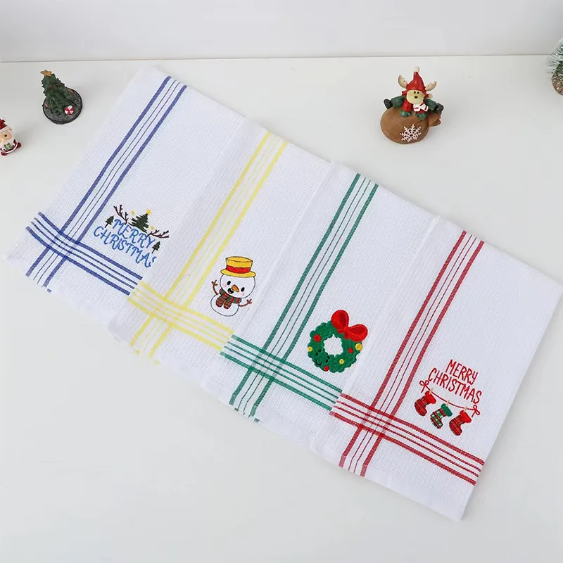 Waffle Christmas Towel 1