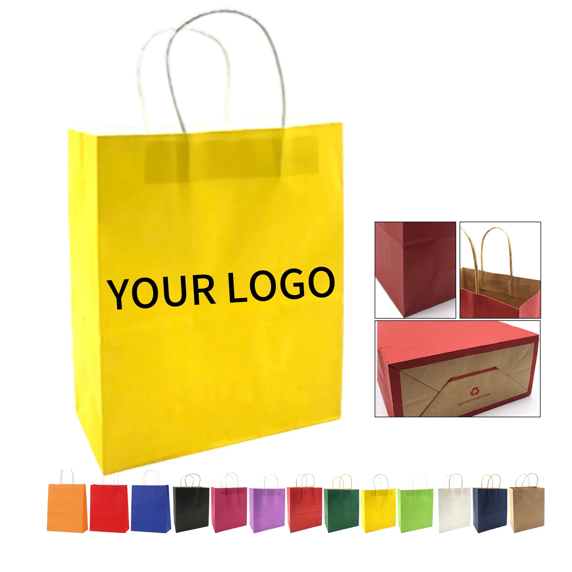 Reusable Kraft Paper Tote for Retail Packaging 14