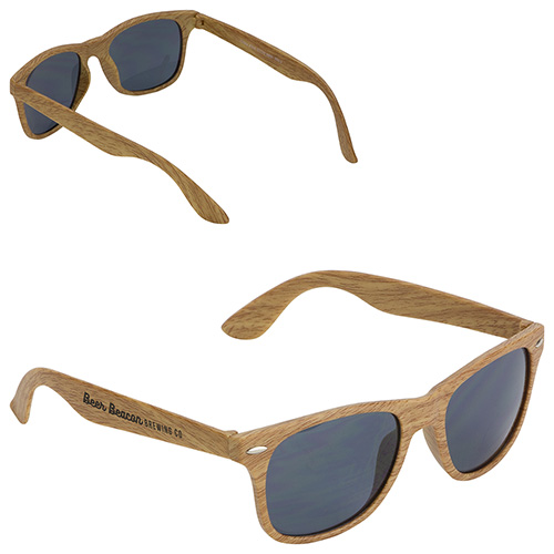 Sebring UV400 Wood Grain Sunglasses 12