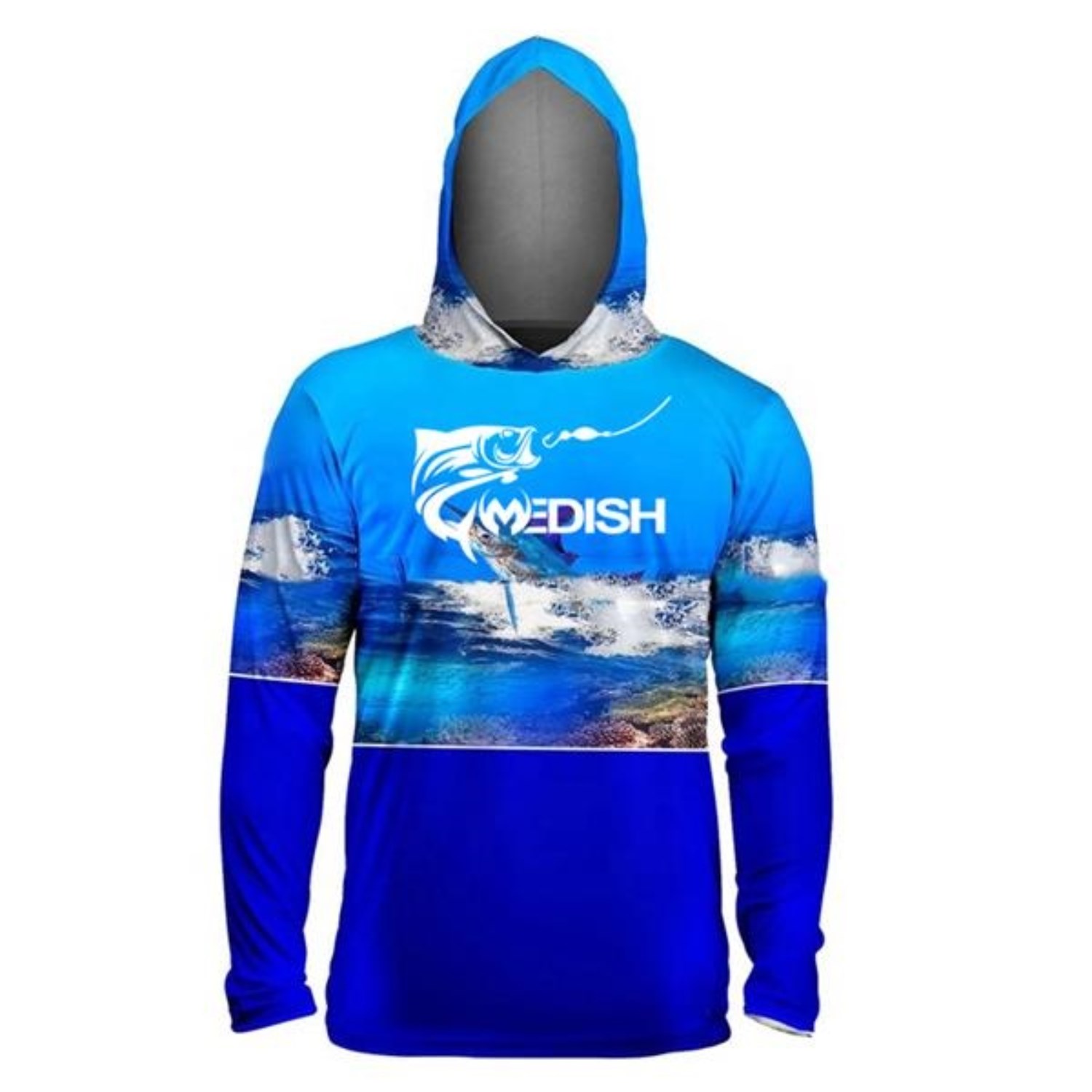 160 GSM Brushed Milk Silk Unisex Hooded long sleeve T-shirt 1