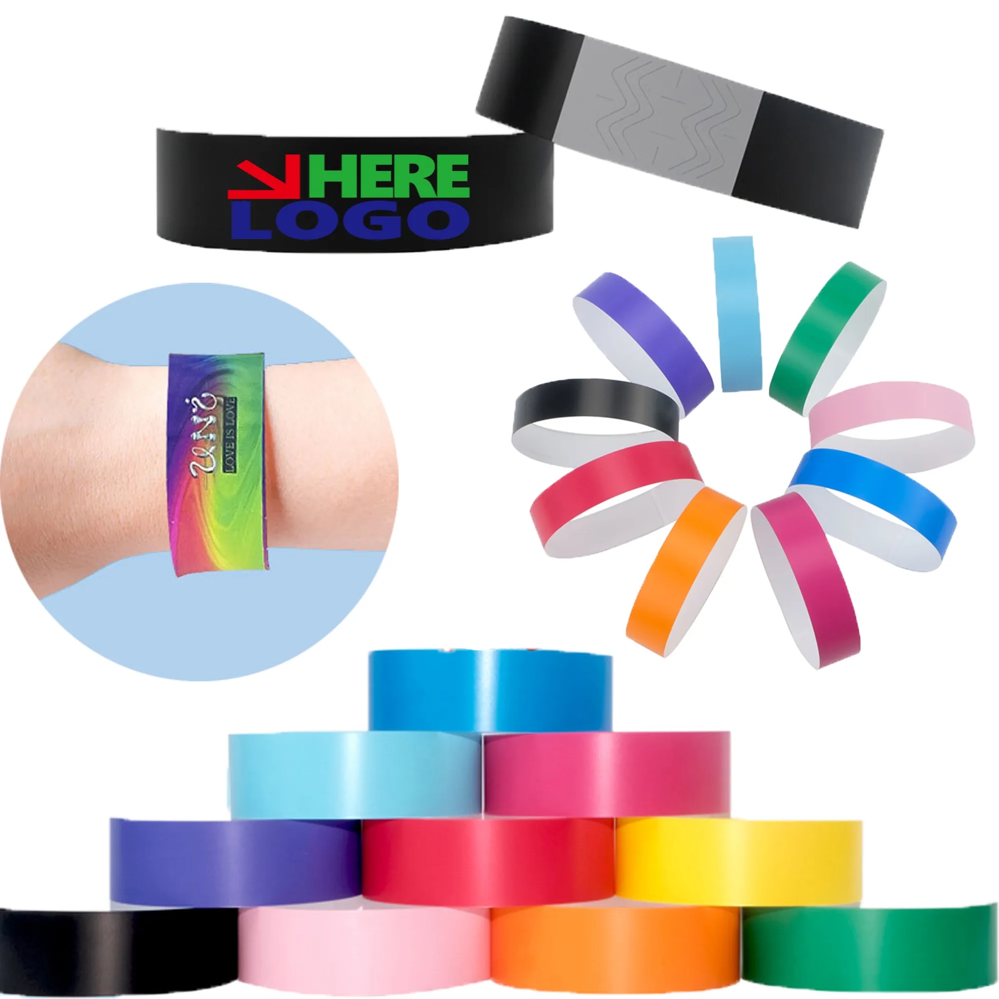 Amusement Park & Bar VIP Paper Wristbands