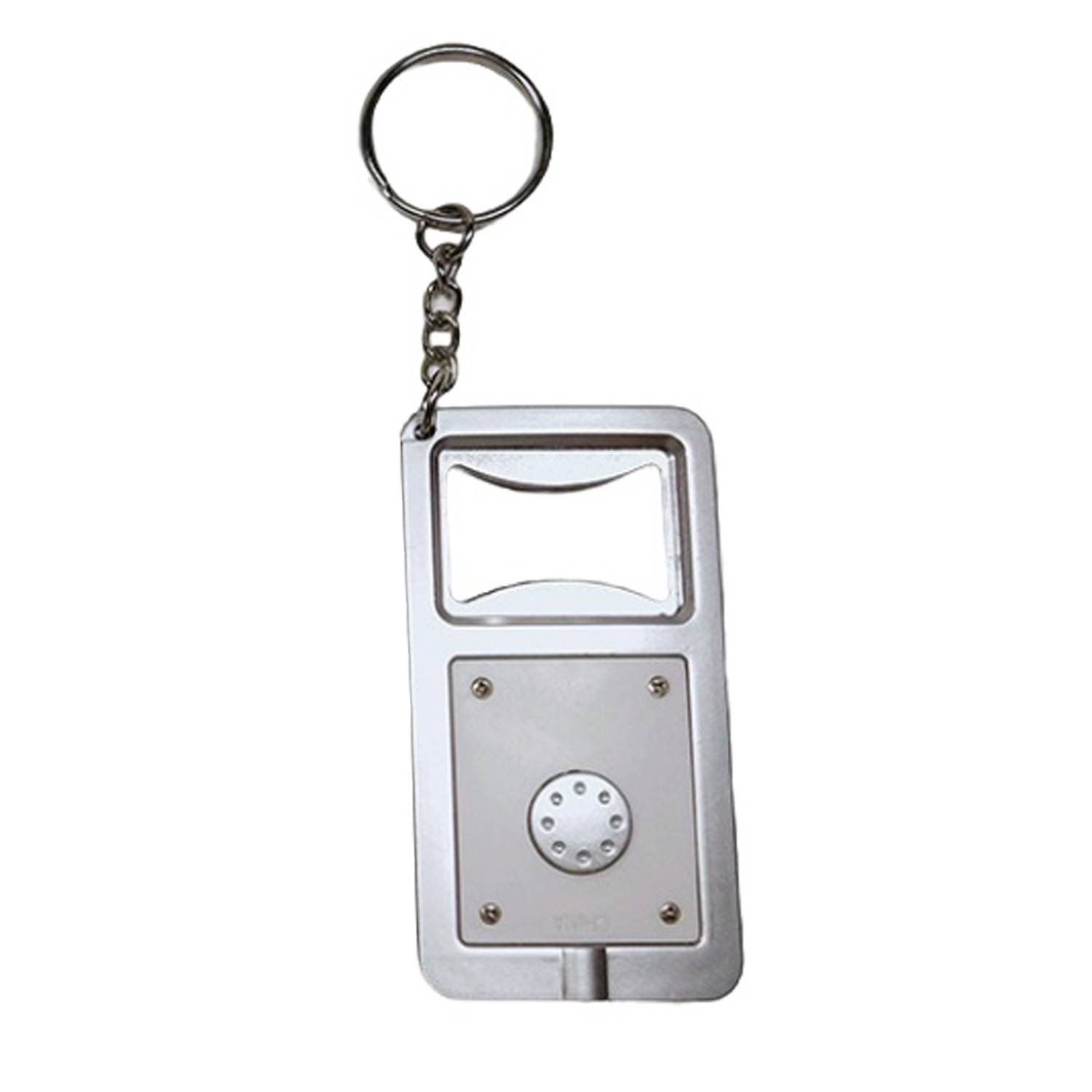 LED Light Plastic Keychain Bottle Opener 9
