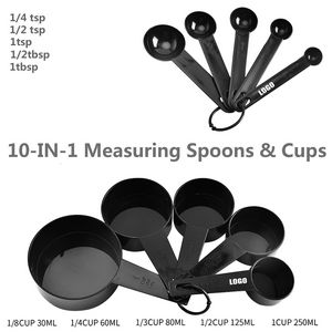 10 In 1 Plastic Measuring Cup Set With Volume Mark 2