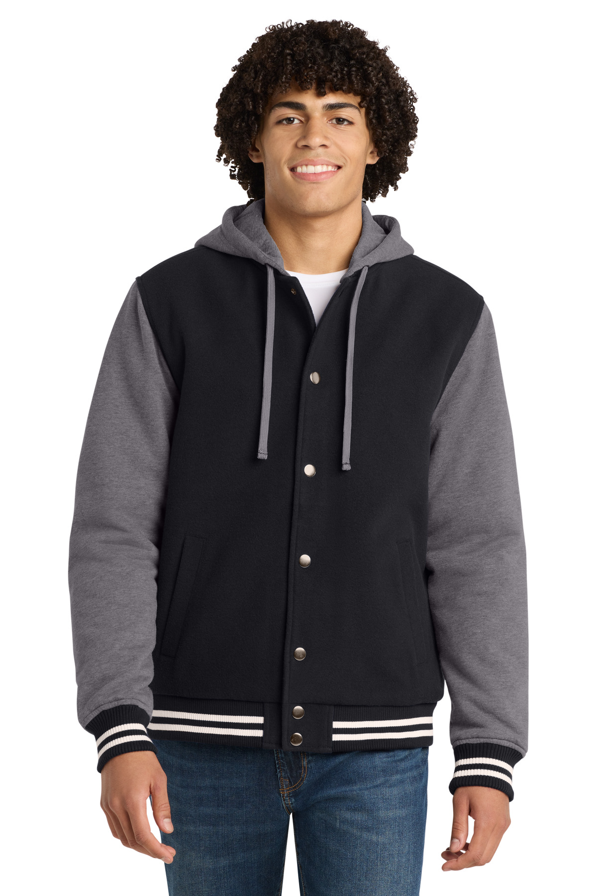 Sport-Tek Insulated Letterman Jacket. JST82 4