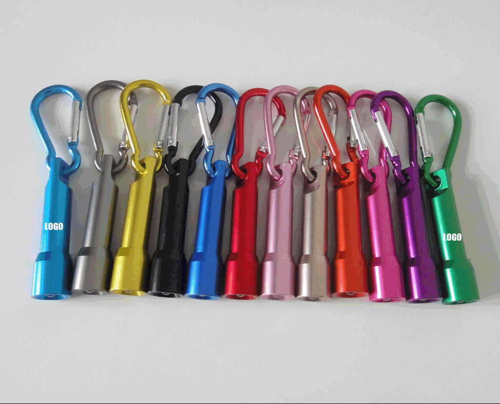 Super Bright LED Flashlight With Carabiner 2