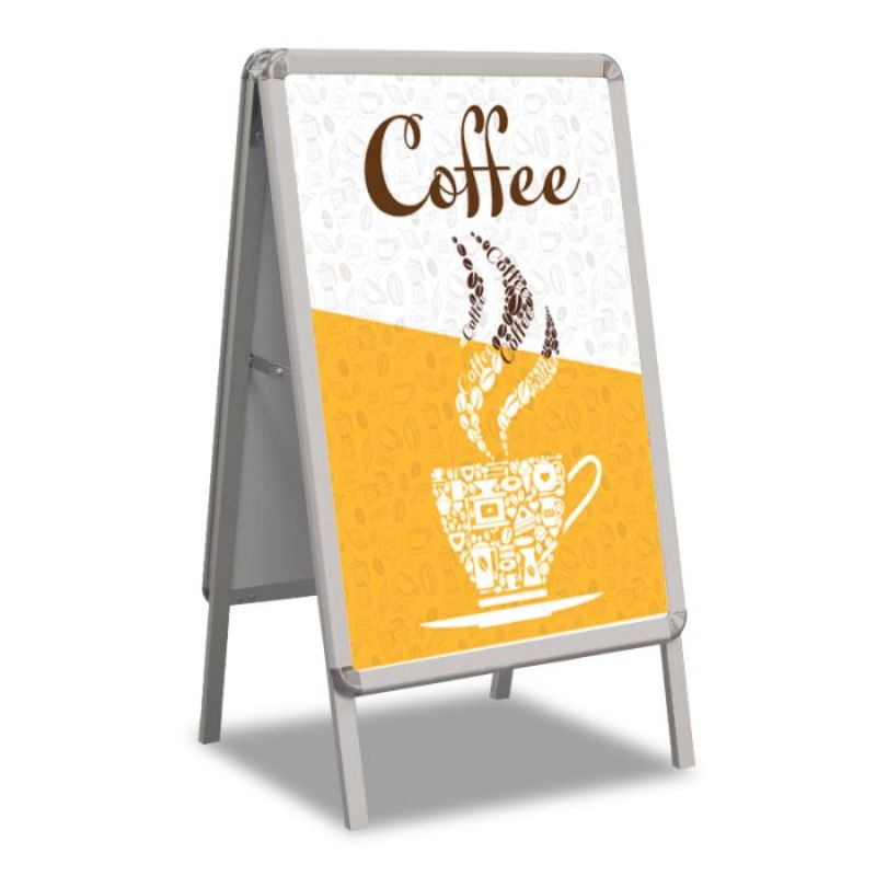 Coffee Pre Printed cafe signage A-Frame - Design 2 1