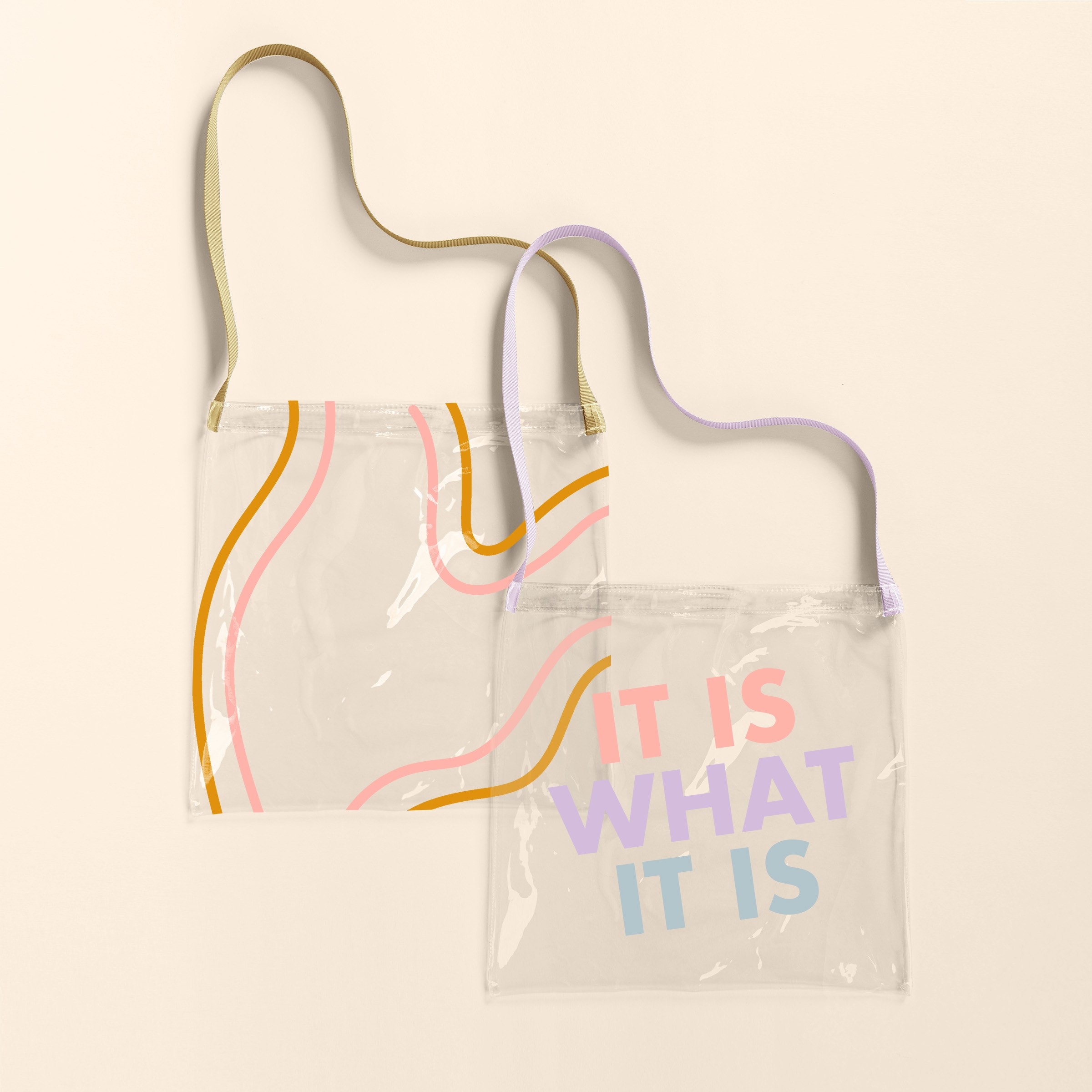 SUNSHINE TOTE - CLEAR VINYL