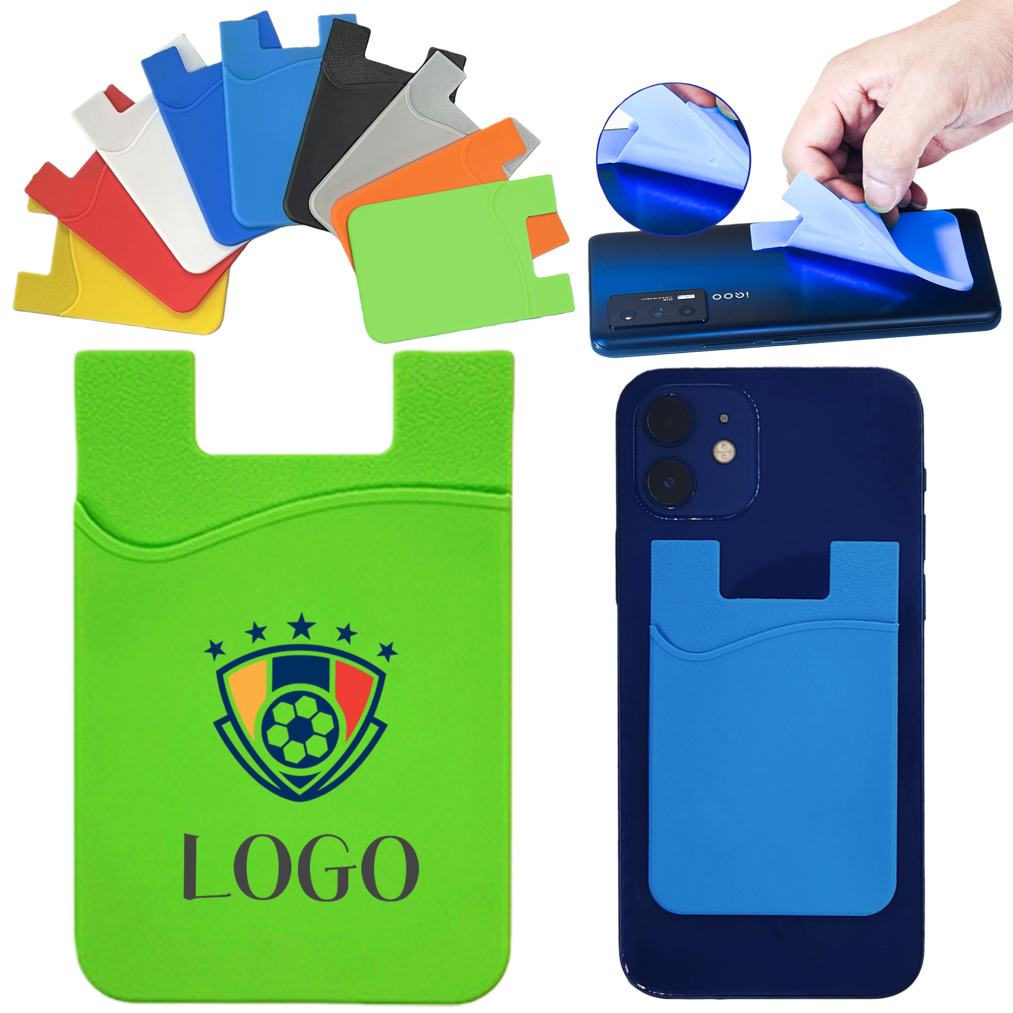 Silicone ID Card Phone Pouch 2