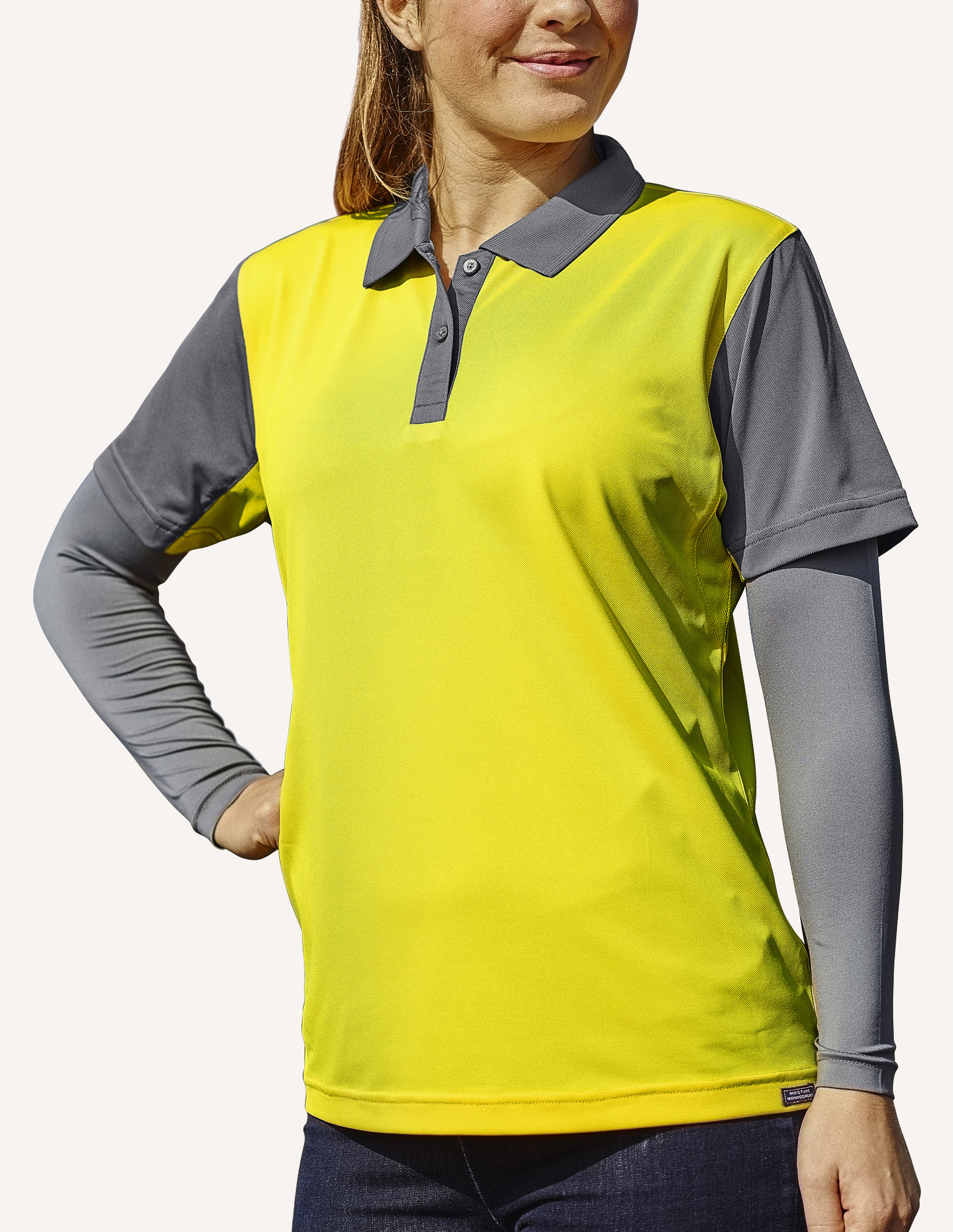 Ladies' Corvette Hybrid Cooler Polo Shirt 6
