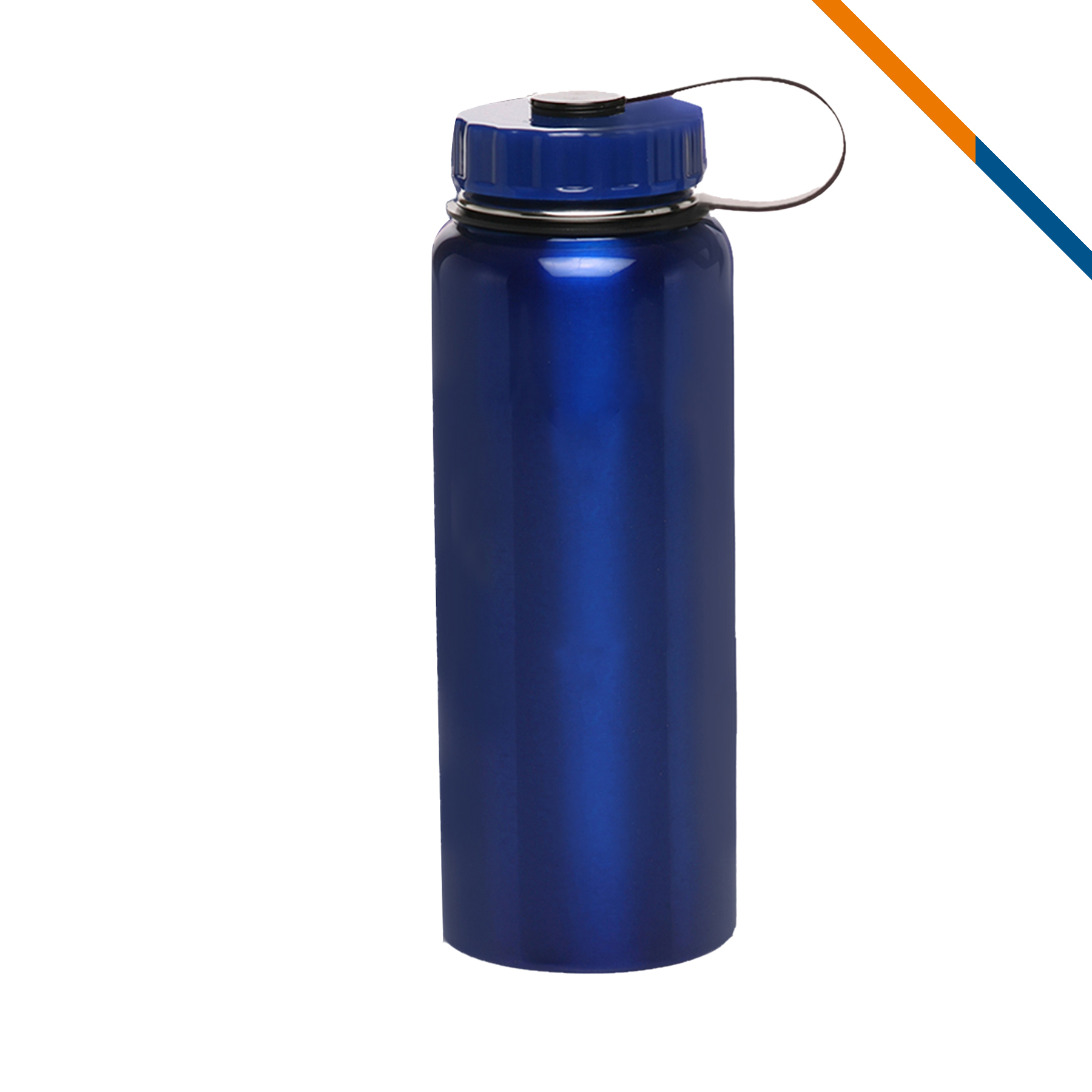 Brina Stainless Steel Sports Bottle - 34 OZ., custom water bottle with logo imprint 5
