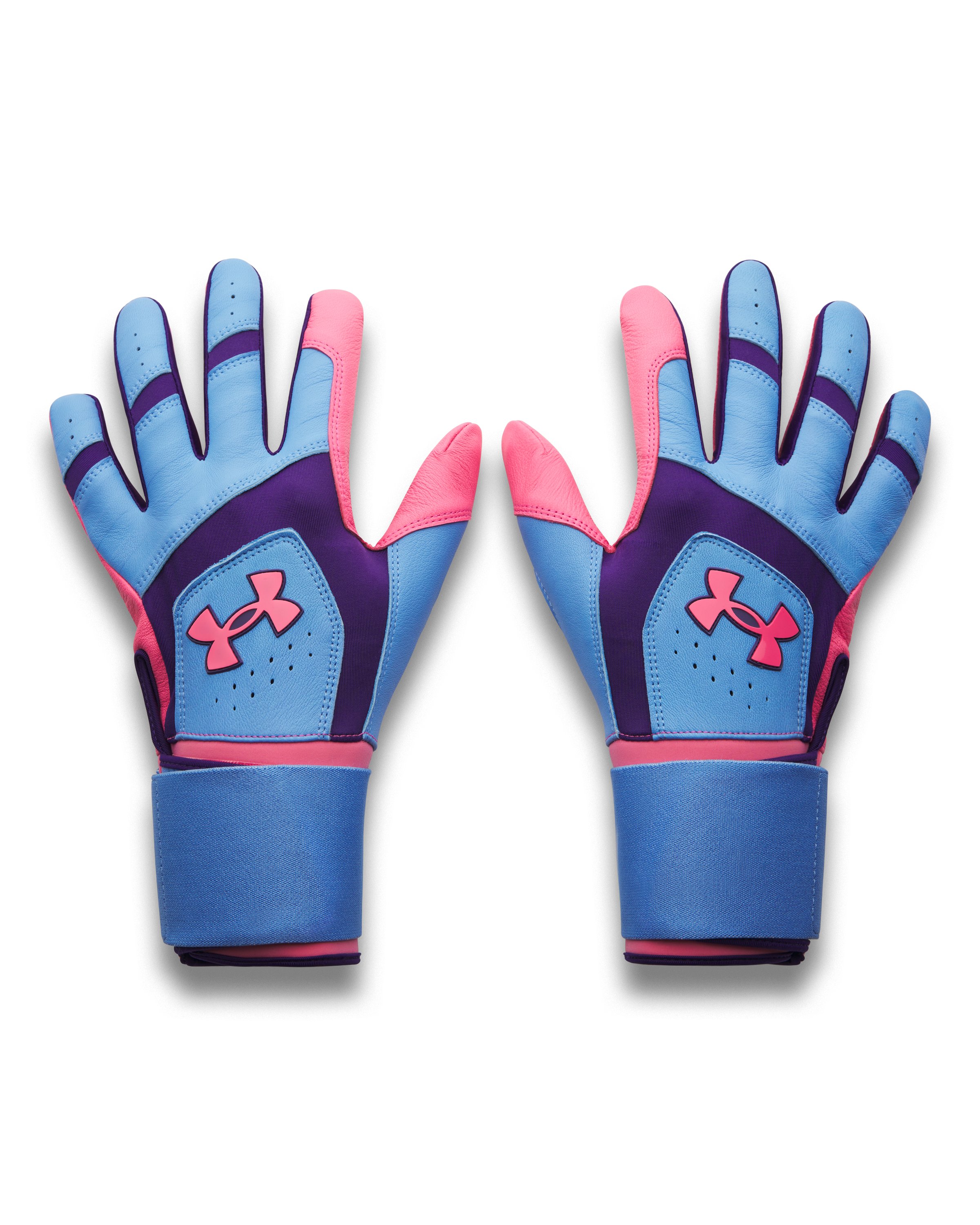 UA Yard 10 Long Cuff Men's Batting Gloves 7