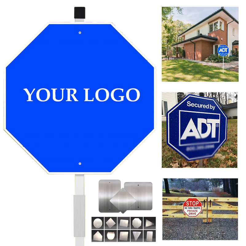 28"Long Post Stake Heavy Duty Alloy ADT Security Yard Sign 6