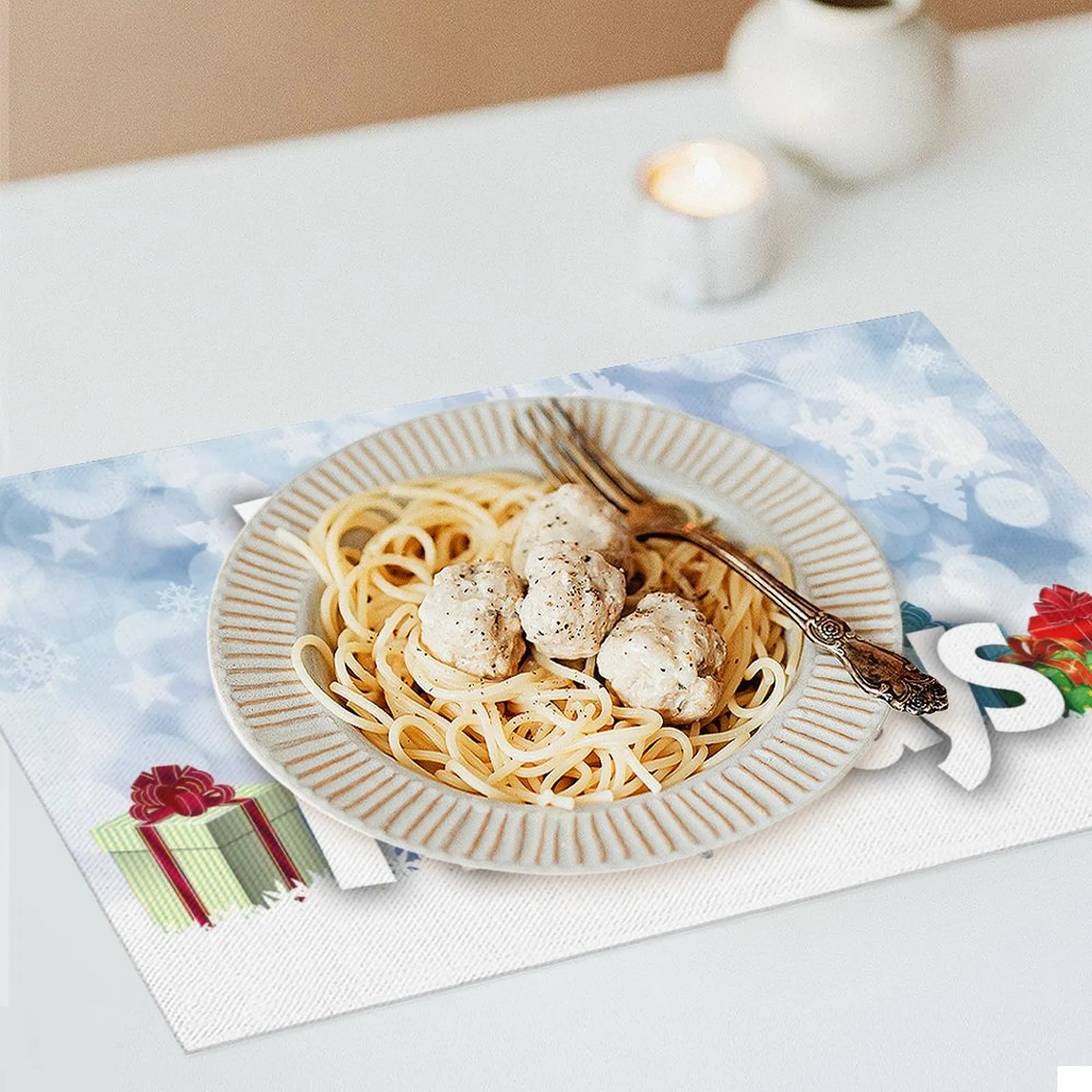 PVC Woven Placemat with Logo 9