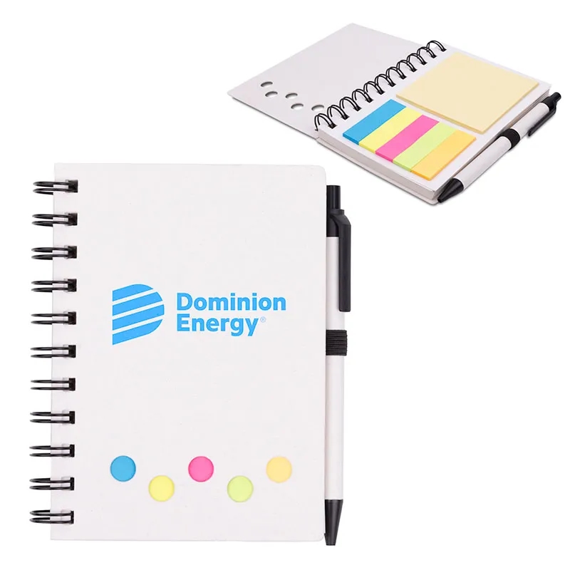 EcoNote Milk Carton Journal Book with Sticky Note and Pen 1
