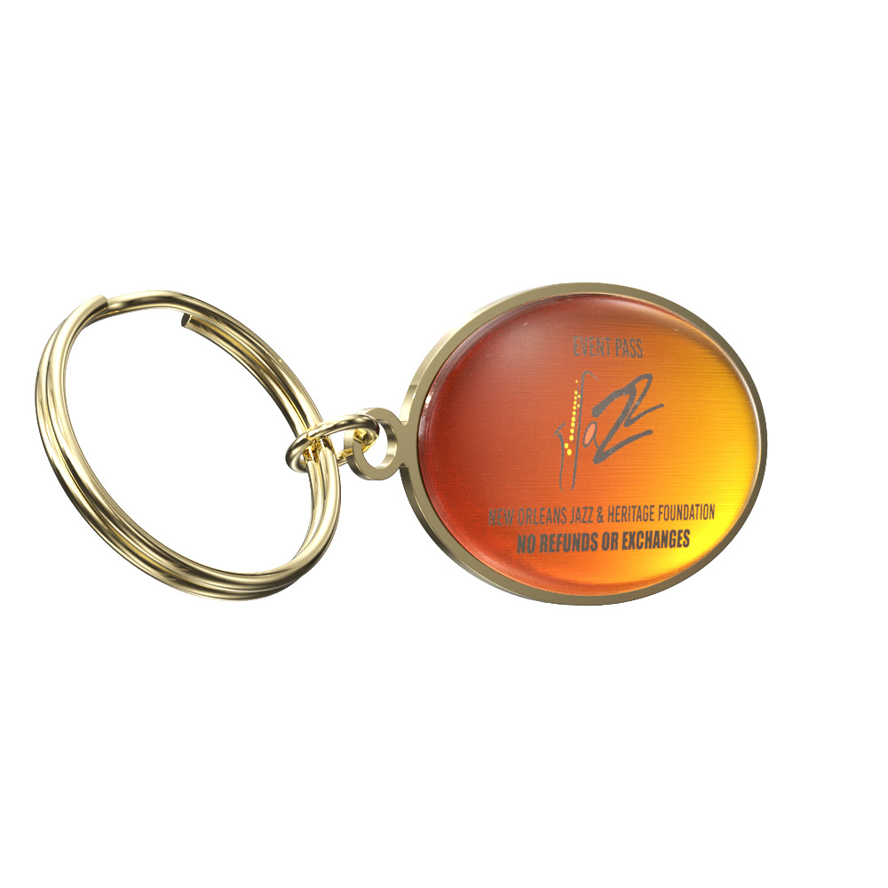 Vibraprint® Bright Oval Key Tag (1-1/4" x 1-7/8") 7