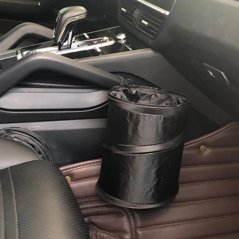 Collapsible Portable Polyester Car Trash Can & Storage Bin 3