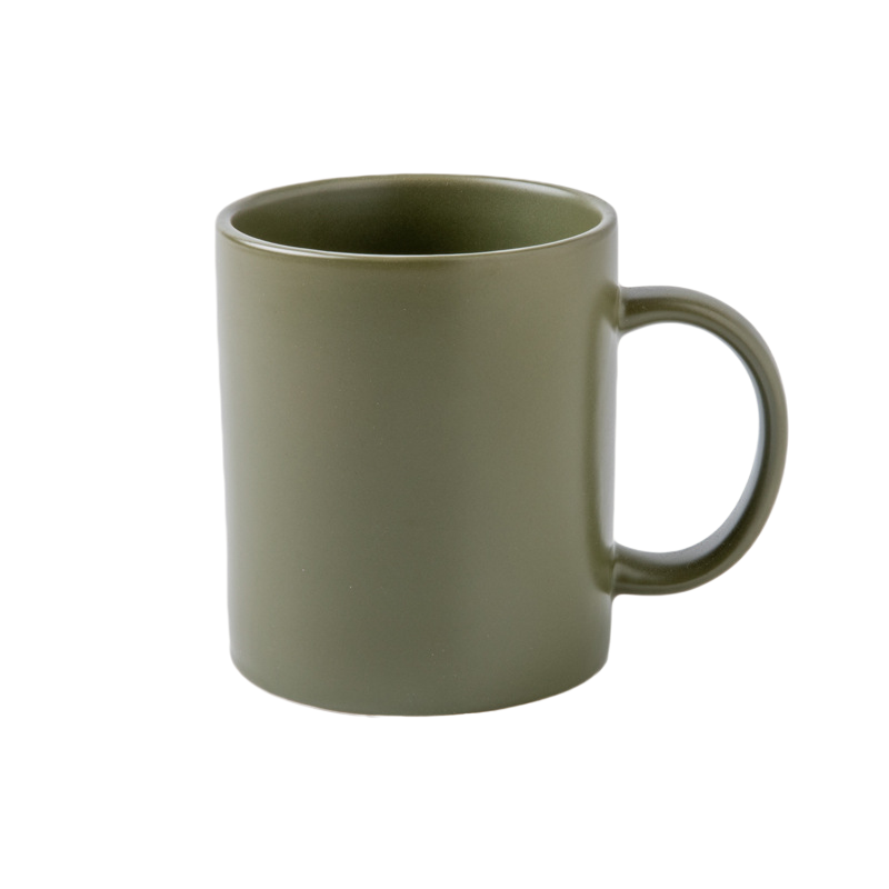 Custom Logo 12 oz. Advertising Matt Ceramic Mugs 2