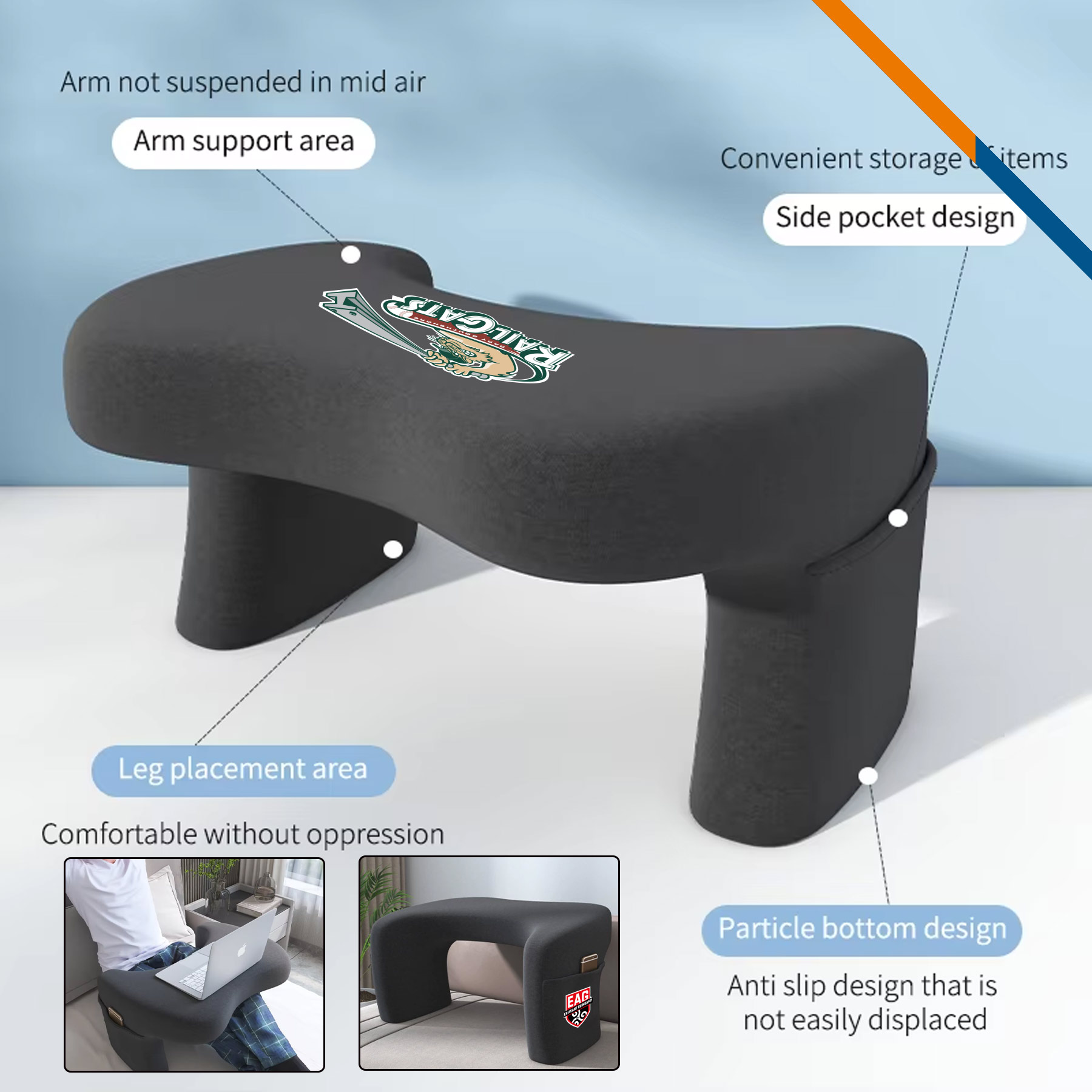Heller Lap Desk Reading Pillow 2