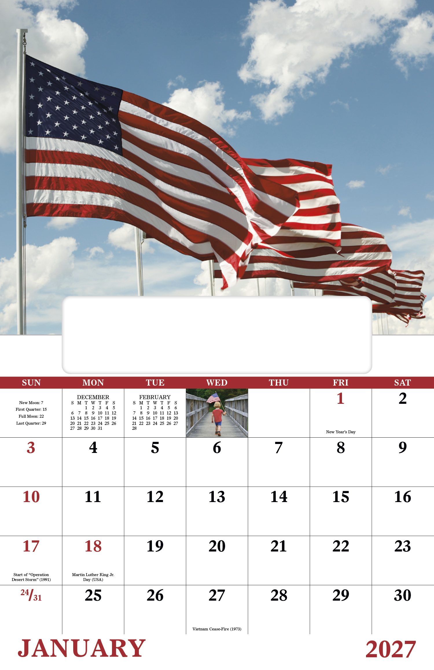 Good Value™ Celebrate America - Window Calendar 45