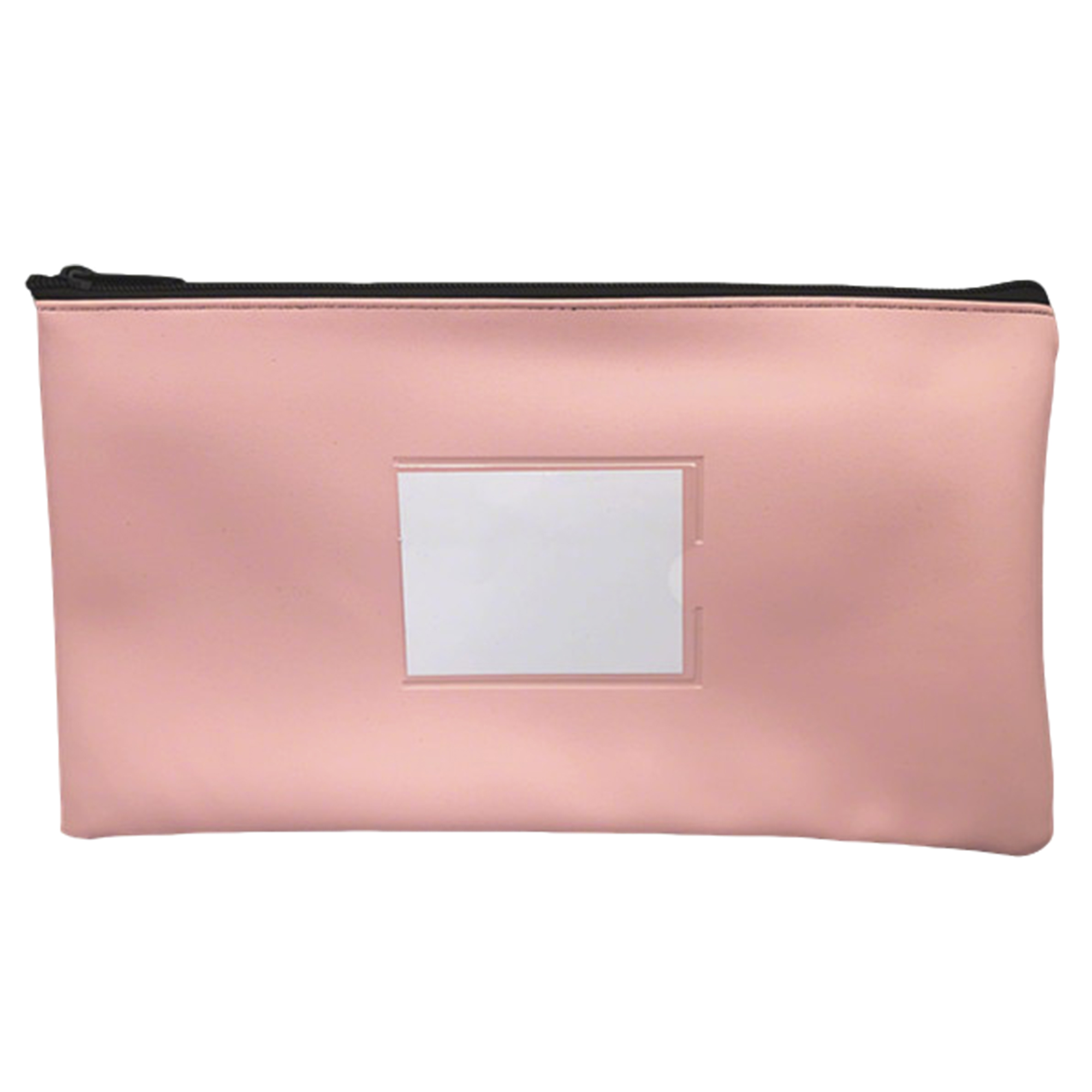 Polyurethane Zipper Deposit Pouch With Soft Liner 10.6" x 6" 12
