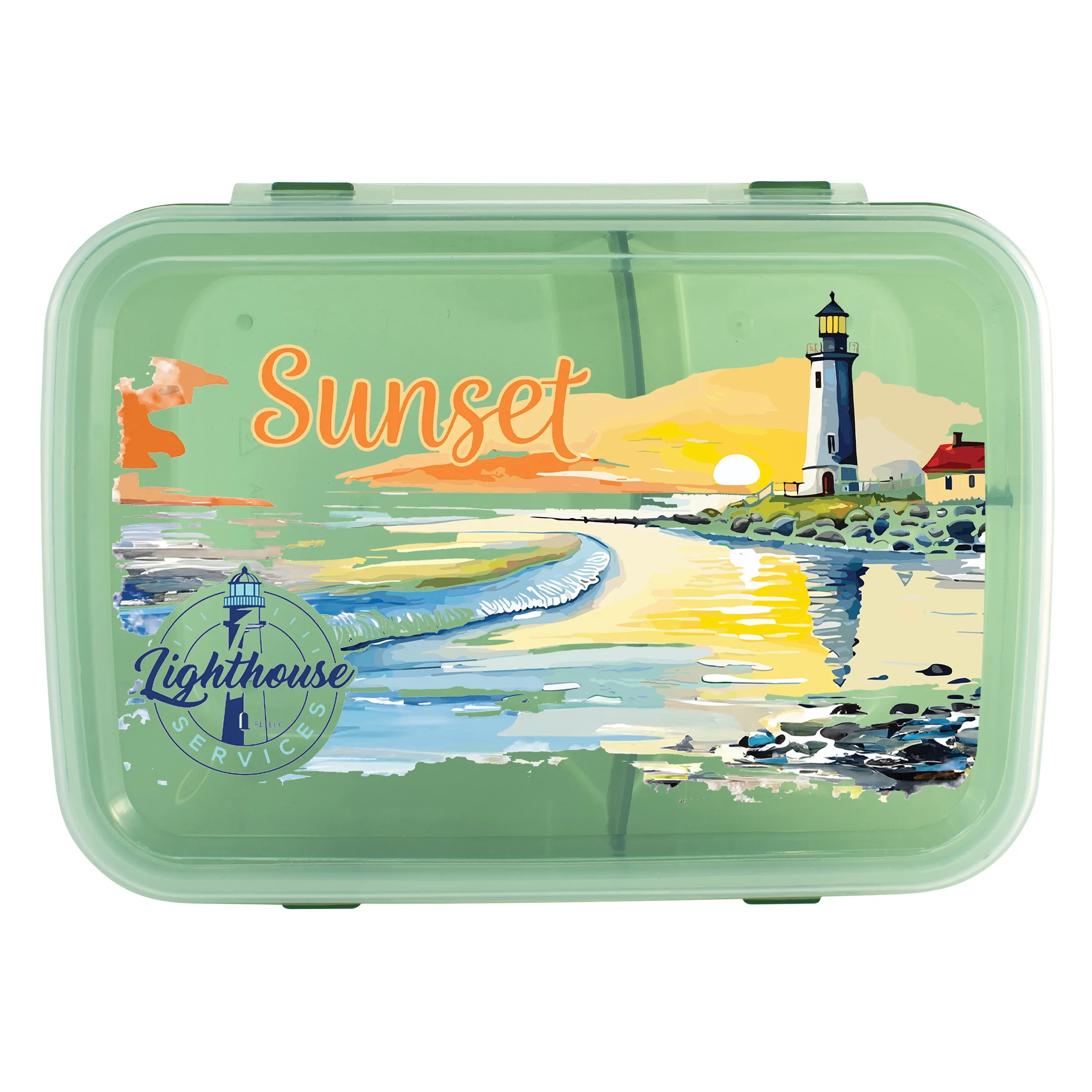 Full Color Translucent Lunch Container 3