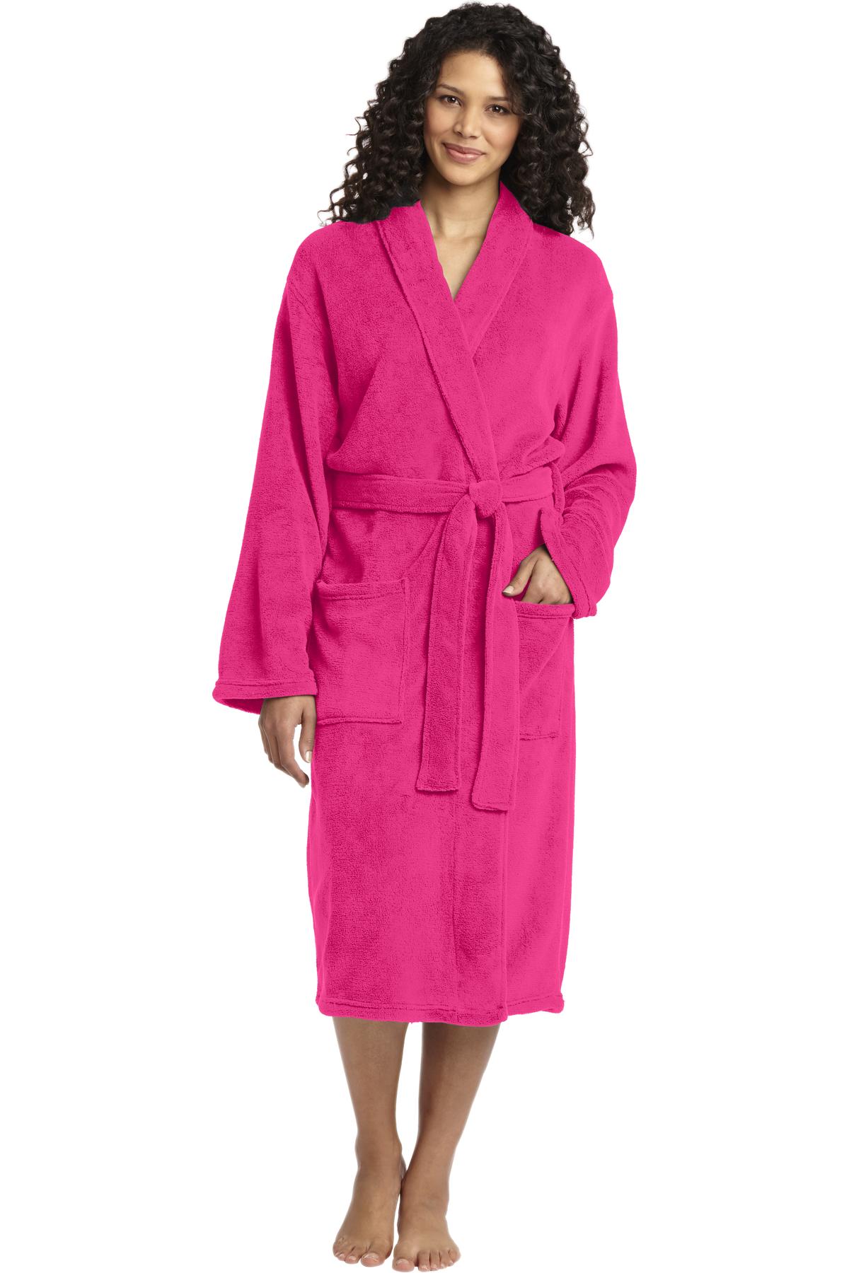 Port Authority Plush Microfleece Shawl Collar Robe. R102 15