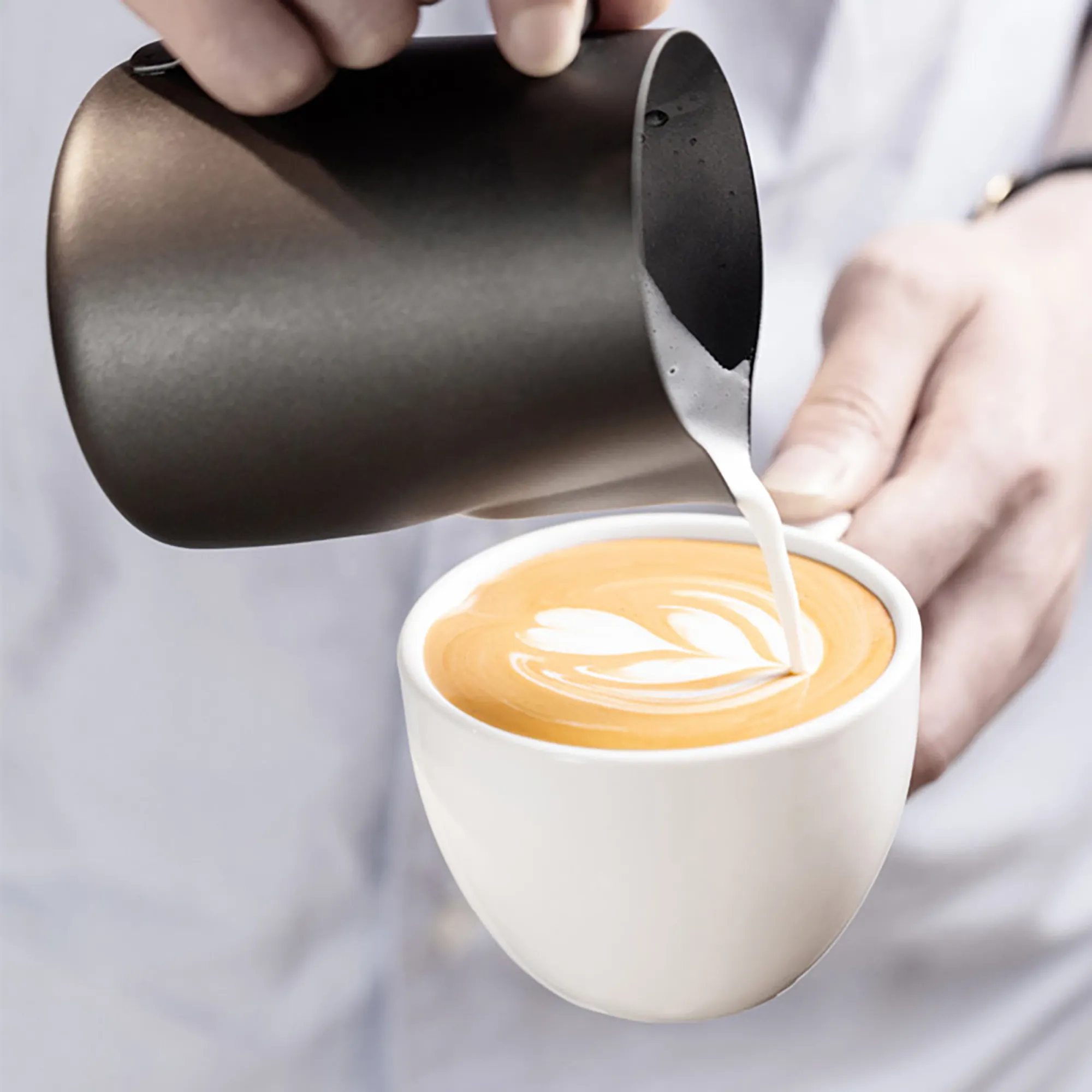 12oz Stainless Steel Milk Frothing Pitcher 3