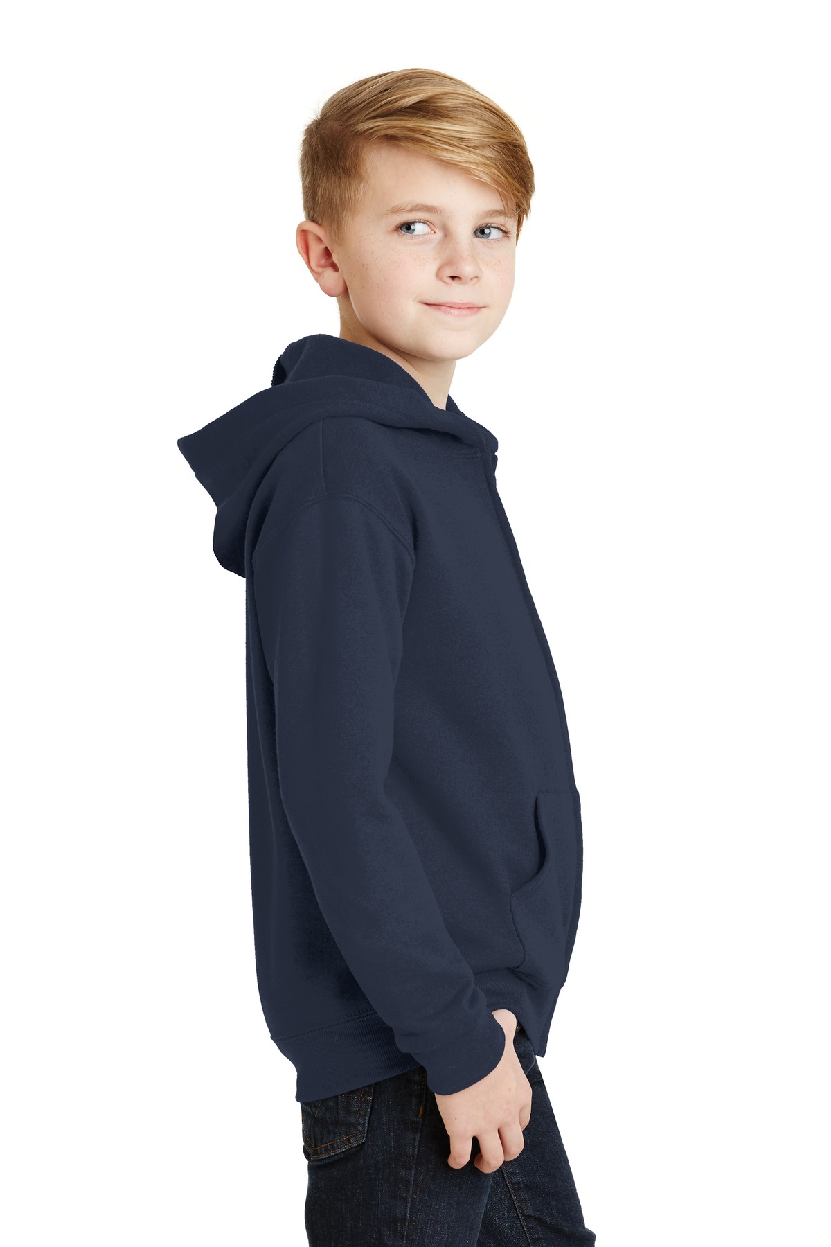 Jerzees® Youth NuBlend Full-Zip Hooded Sweatshirt 4