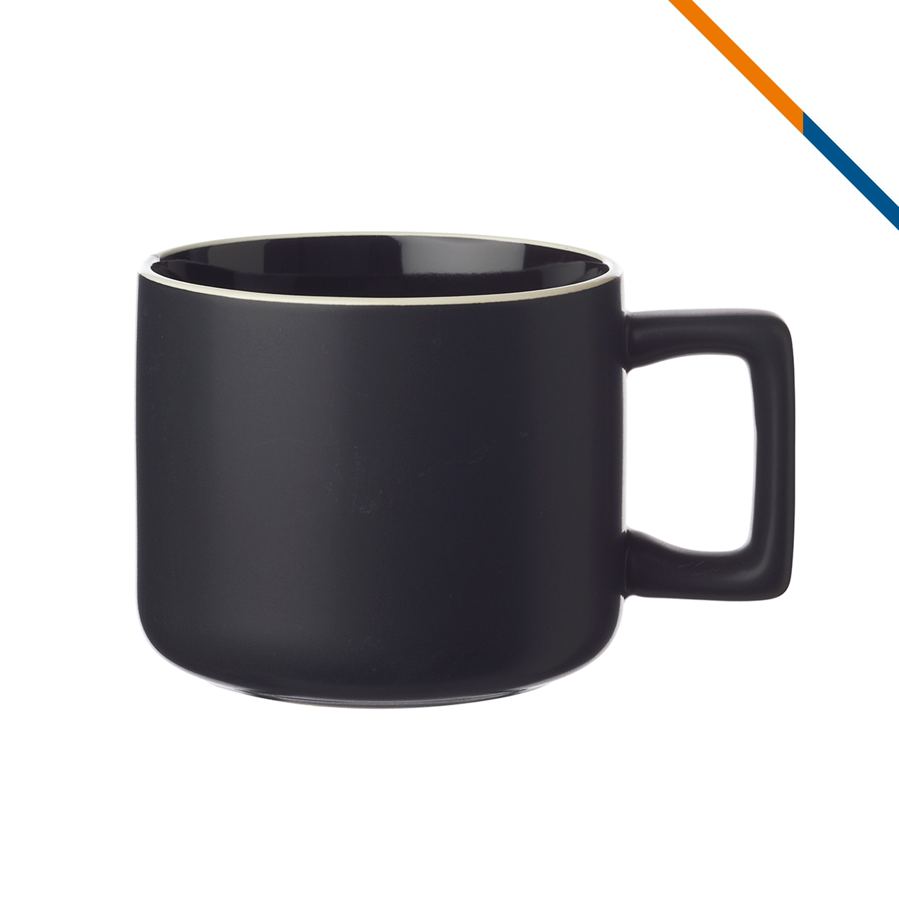 Yvette Latte Ceramic Mug - 14 OZ. 2