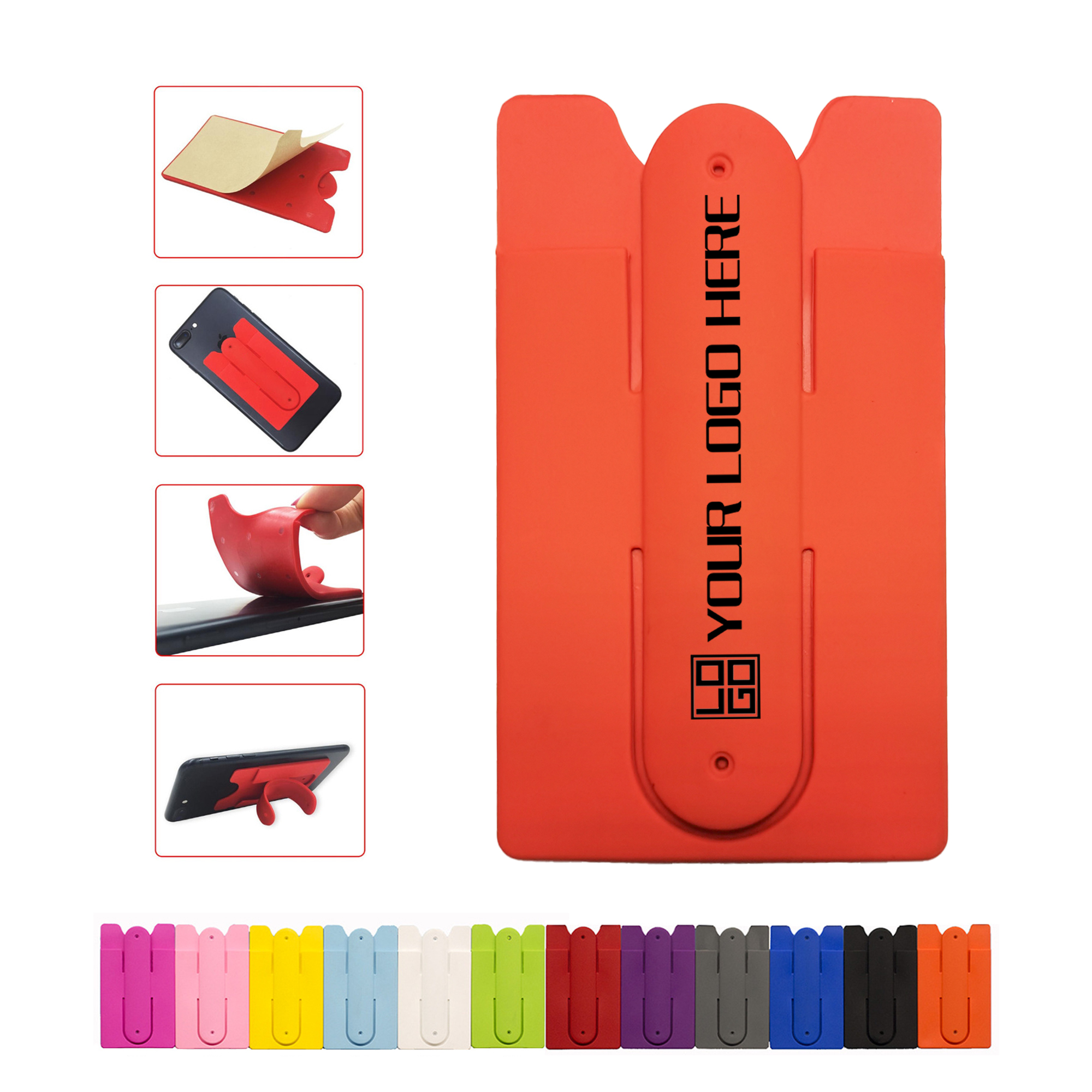 Silicone Phone Holder Card Stand 1