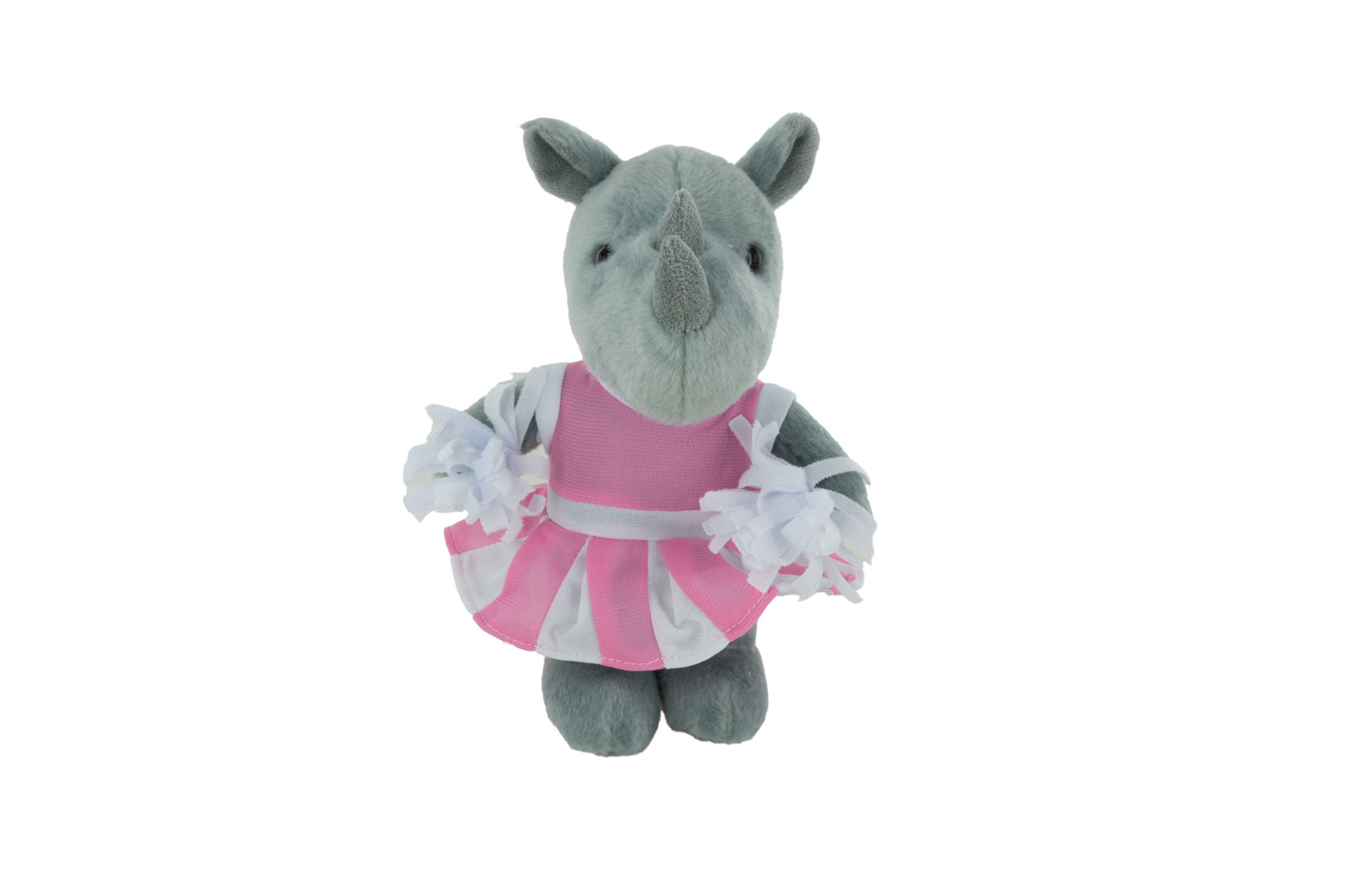 Plush Rhino with Cheerleader Outfit 6