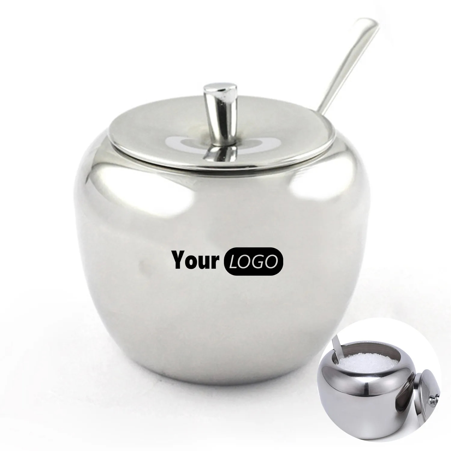 Stainless Steel Sugar Bowl 2