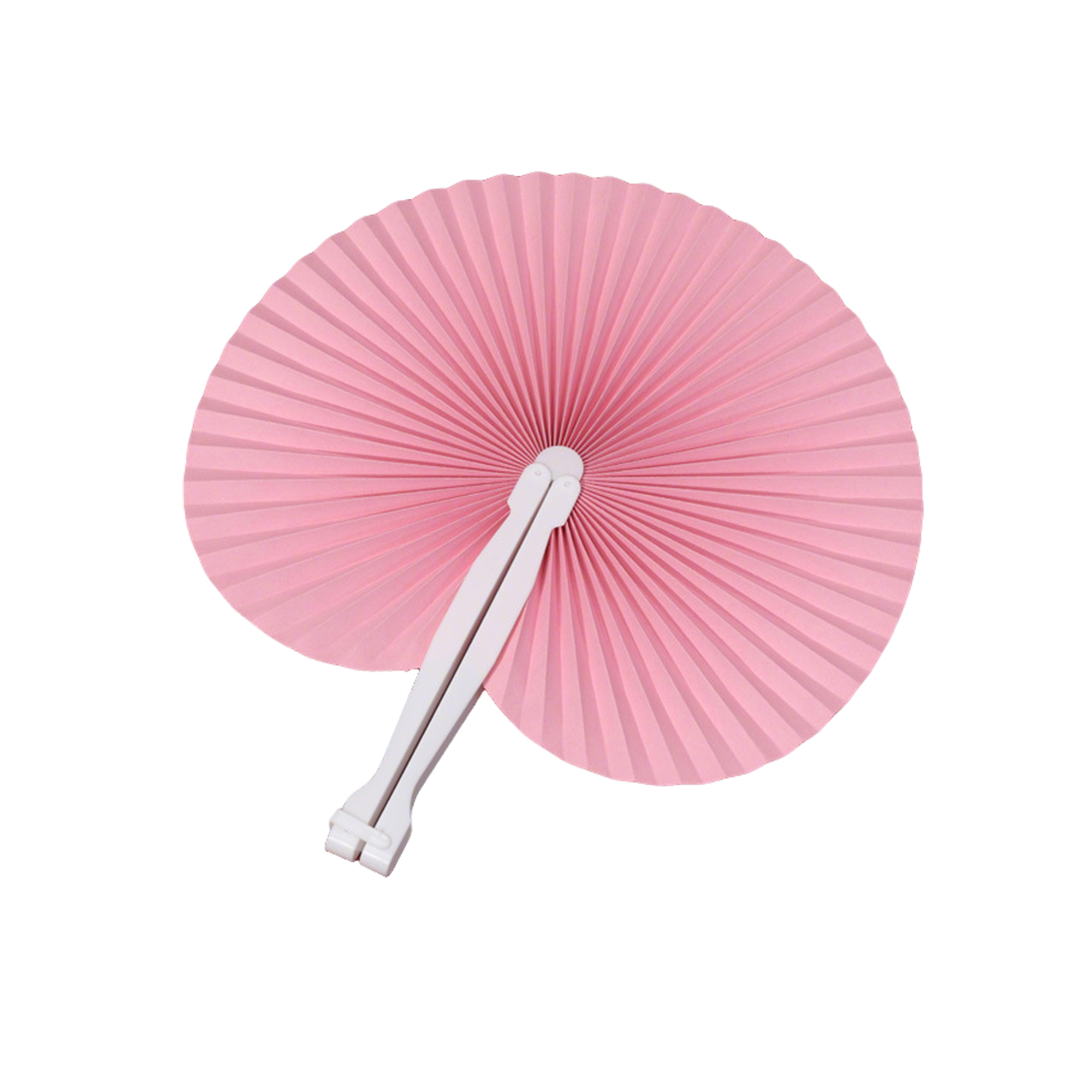 Colorful Plastic Folding Hand Fan 5.7" Length x 0.75" Width 7