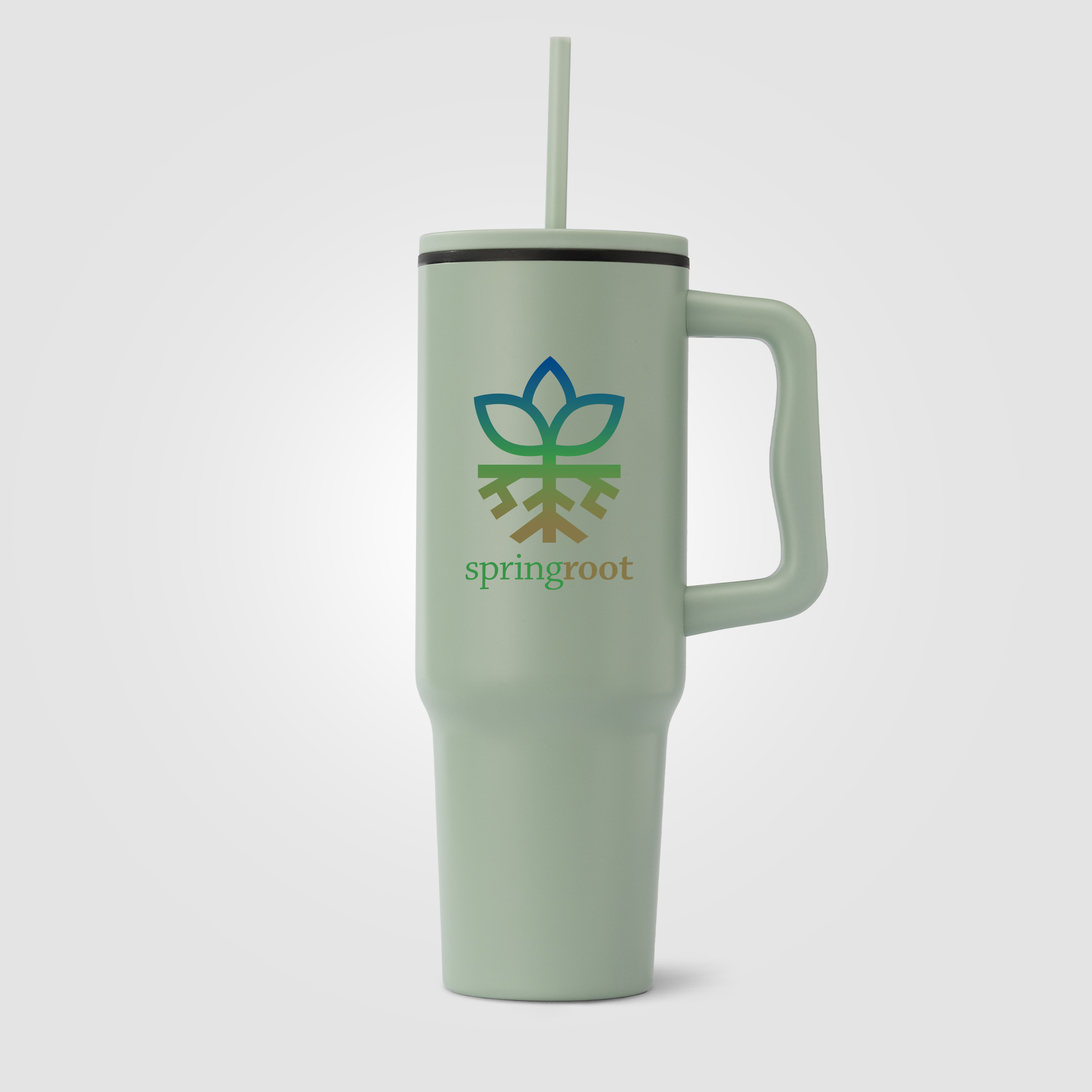 Polar - 40 oz. Stainless Steel Tumbler with Plastic Liner and Straw 17