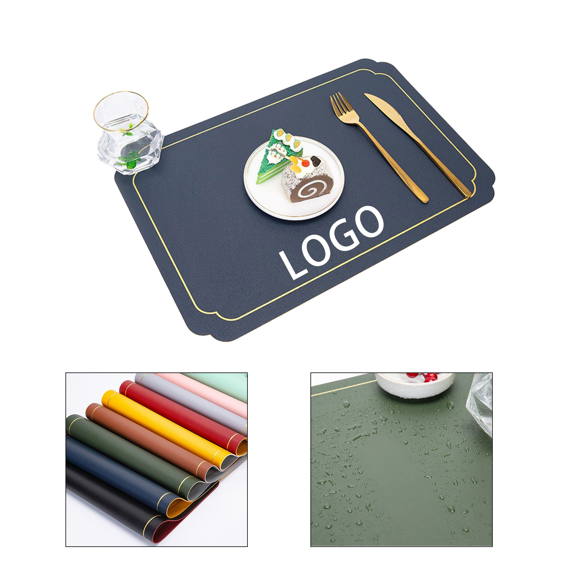 Faux Leather Placemat 1