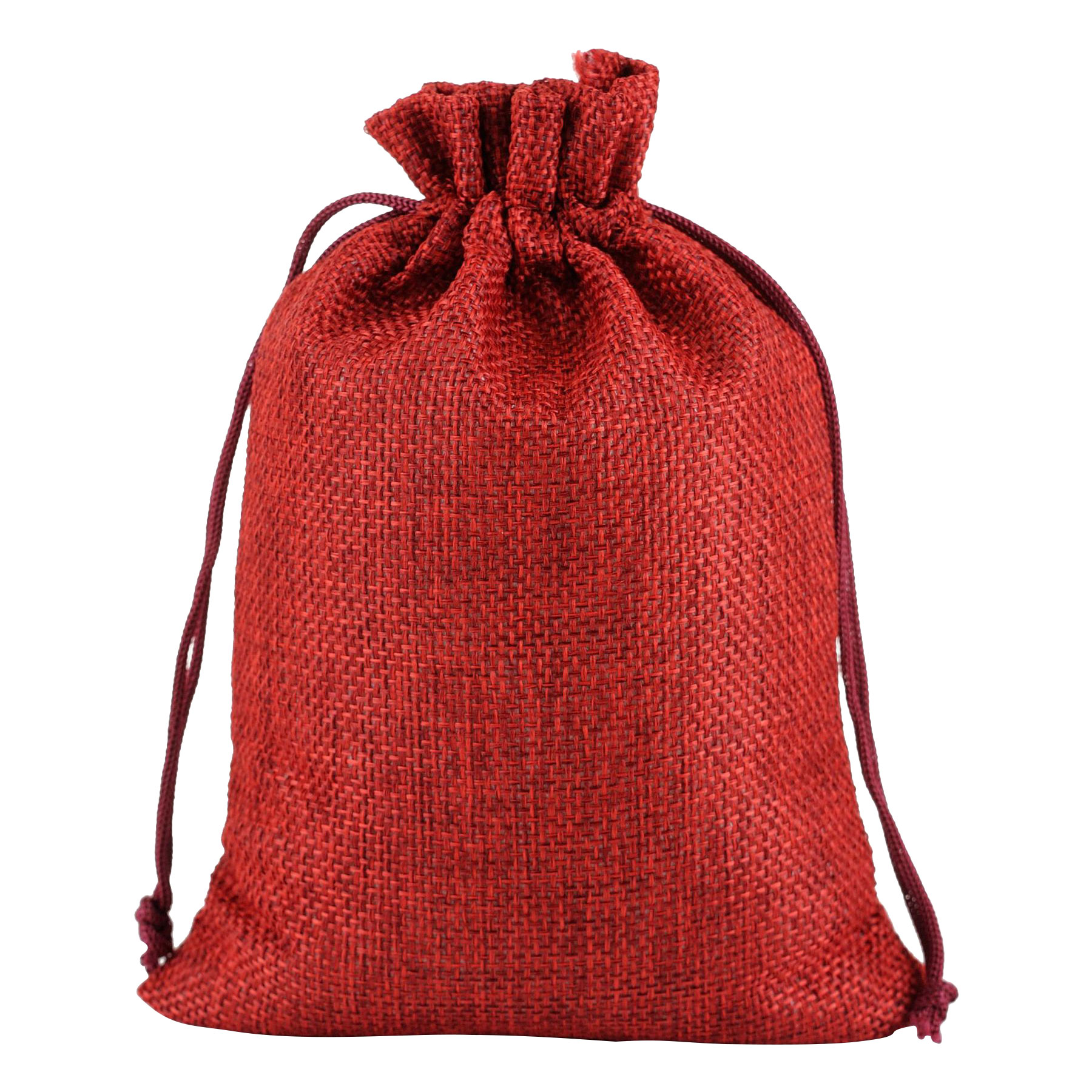 Burlap Drawstring Bag 3