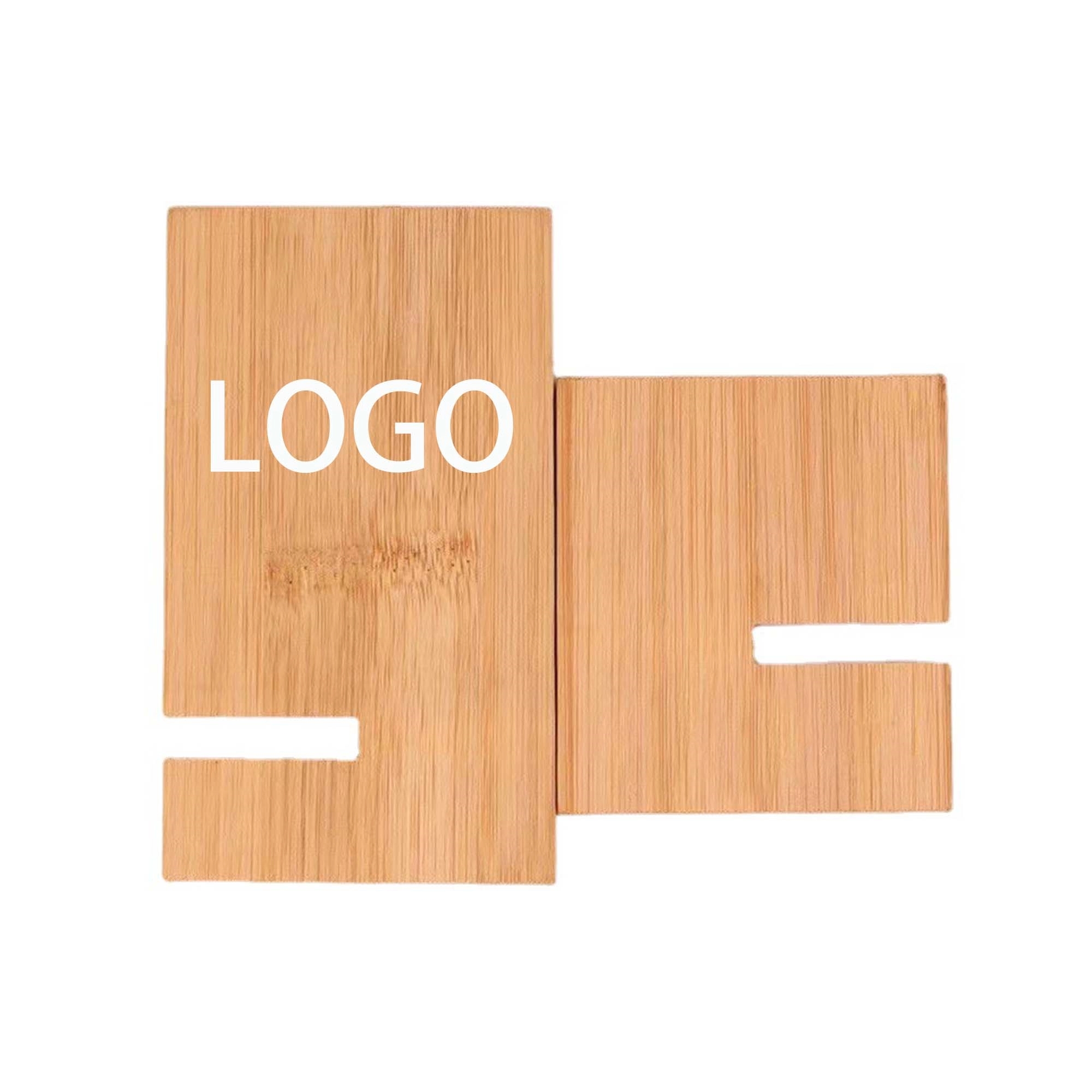 Bamboo Mobile Phone Holder Stand 2