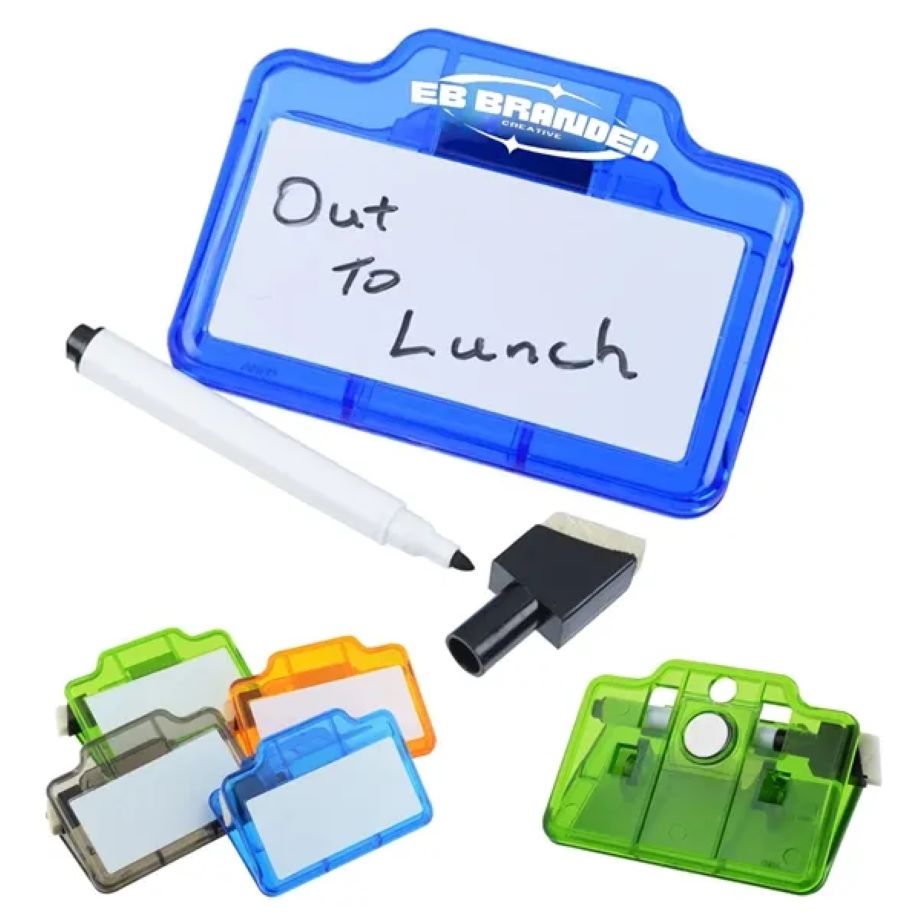 Memo Board W/ Marker And Magnet Clip Set 2
