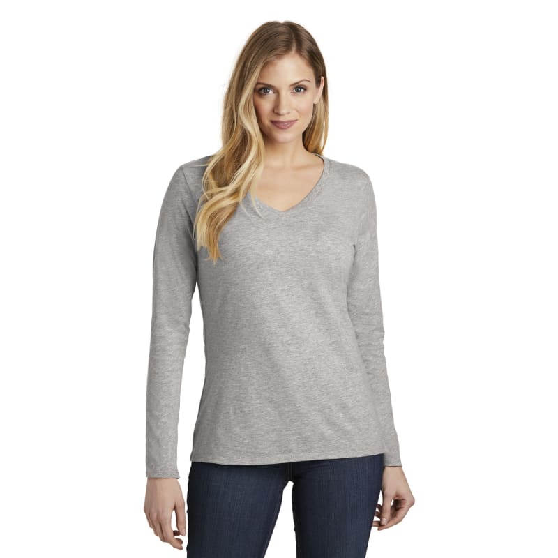 District Women's Very Important Tee Long Sleeve V-Neck. 23