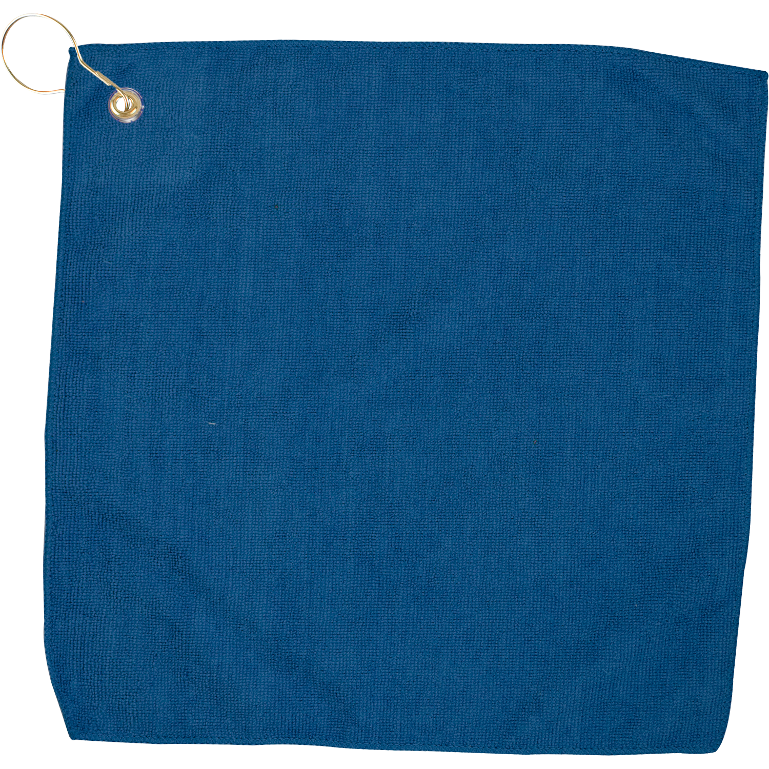 15" X 15" RPET Hemmed Golf Towel with Hook & Grommet 1