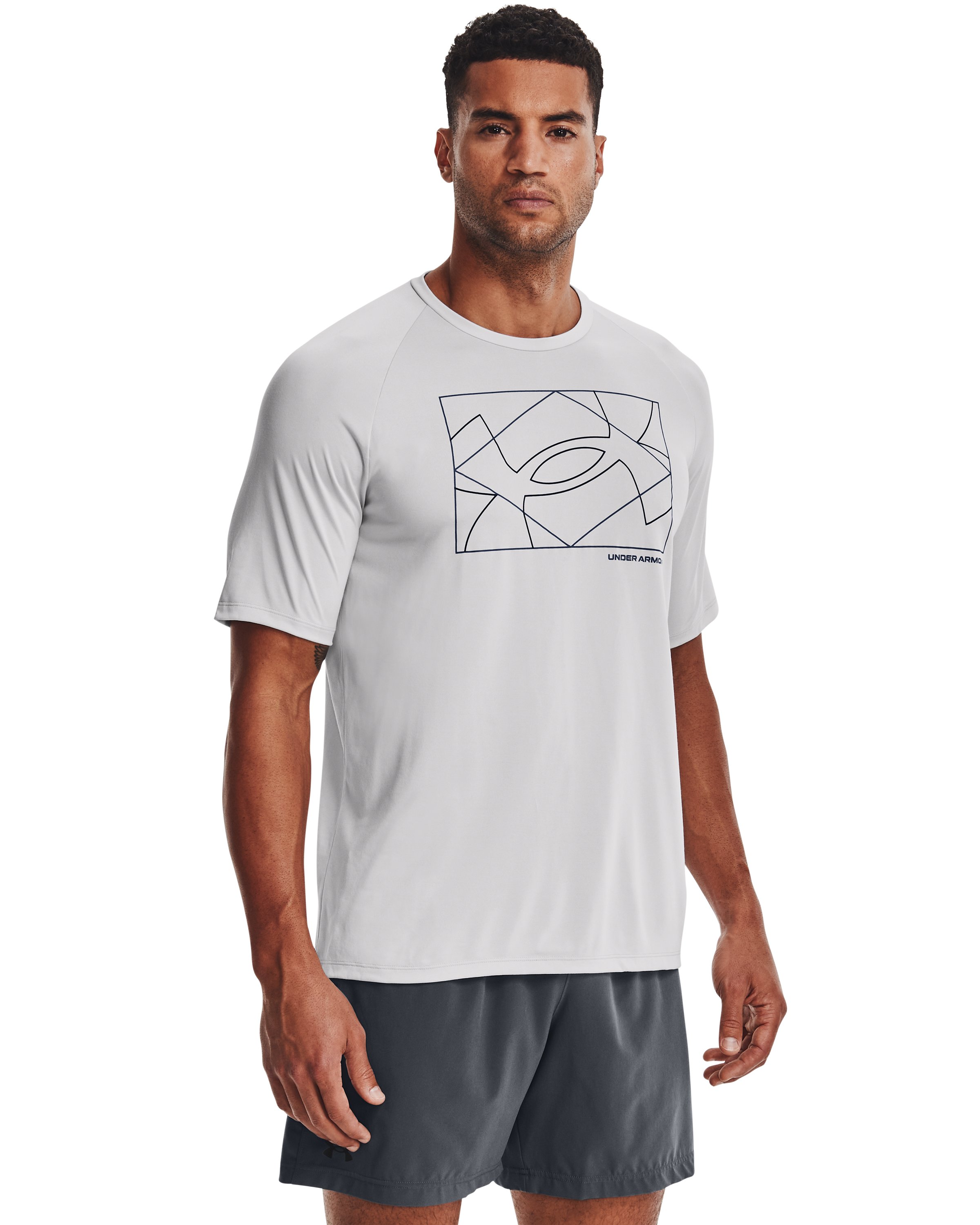 Men's UA Tech 2.0 Boxed Logo Short Sleeve  2