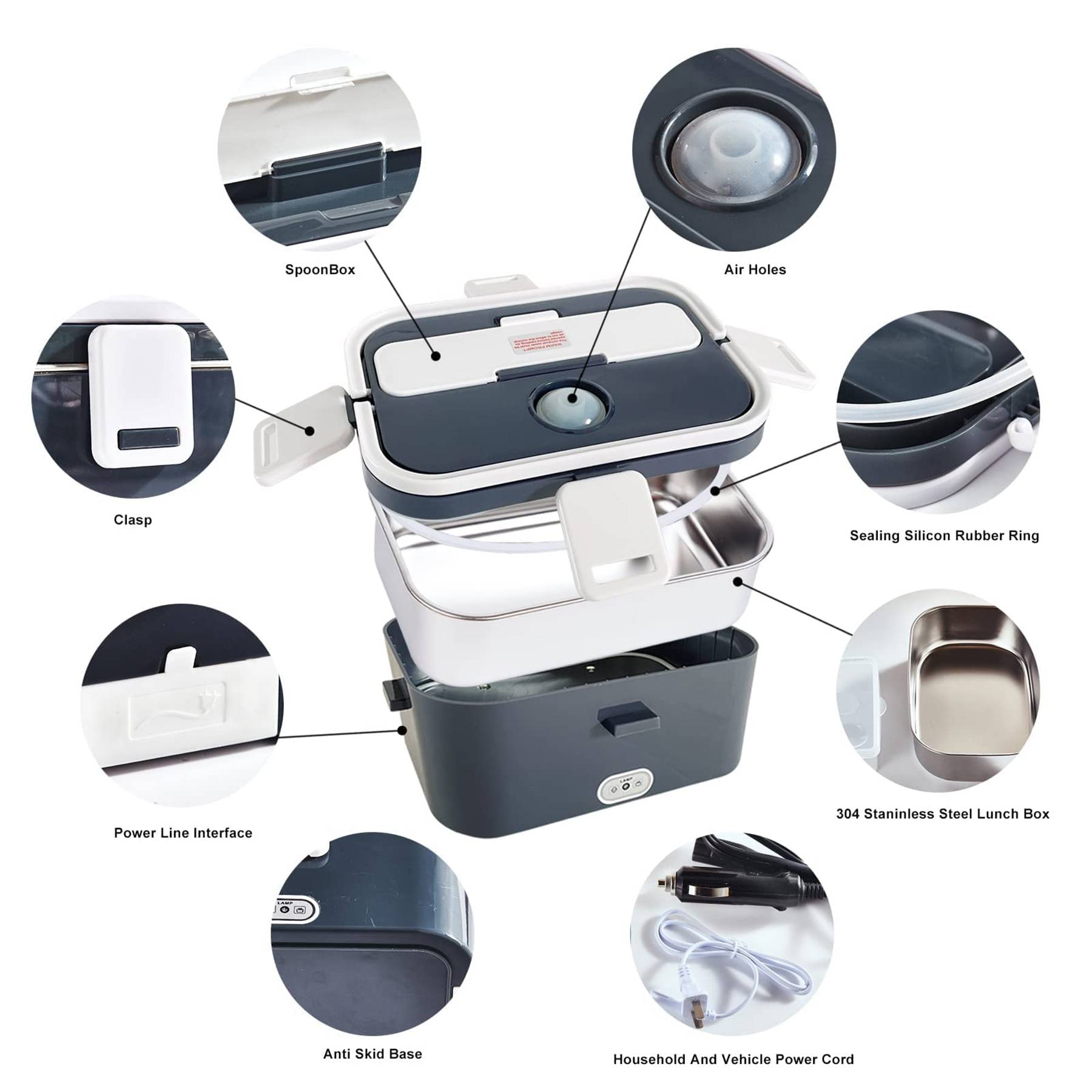 Portable Electric Lunch Box 4