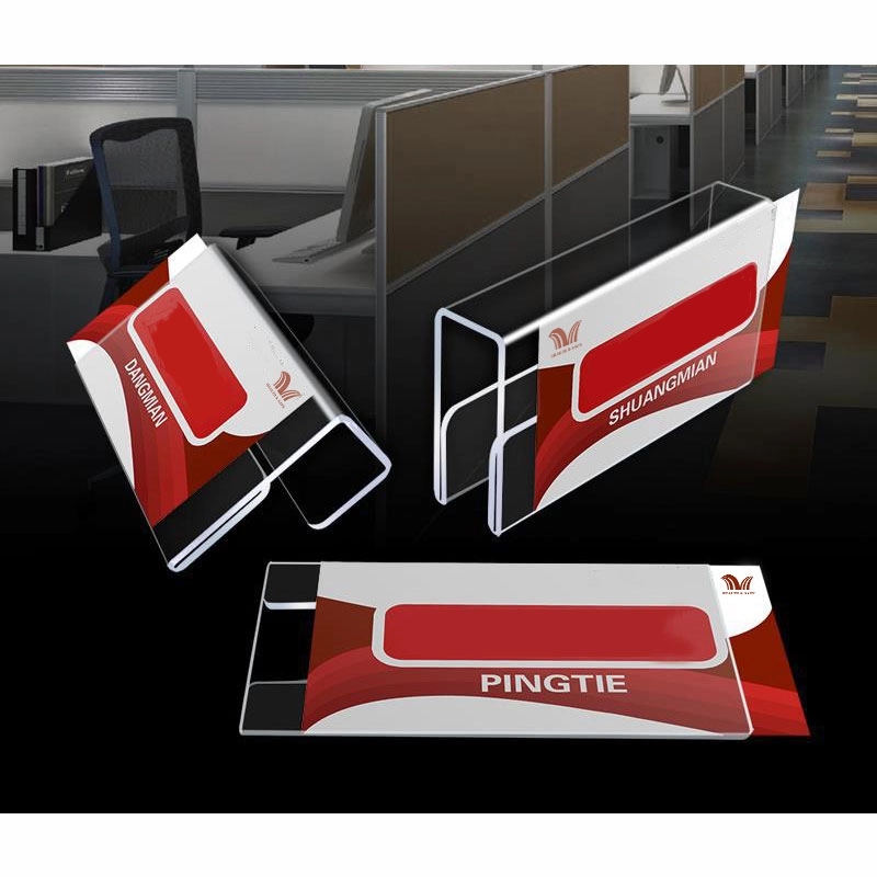 Personalized Office Name Plate For Desk Custom Acrylic Clear 2