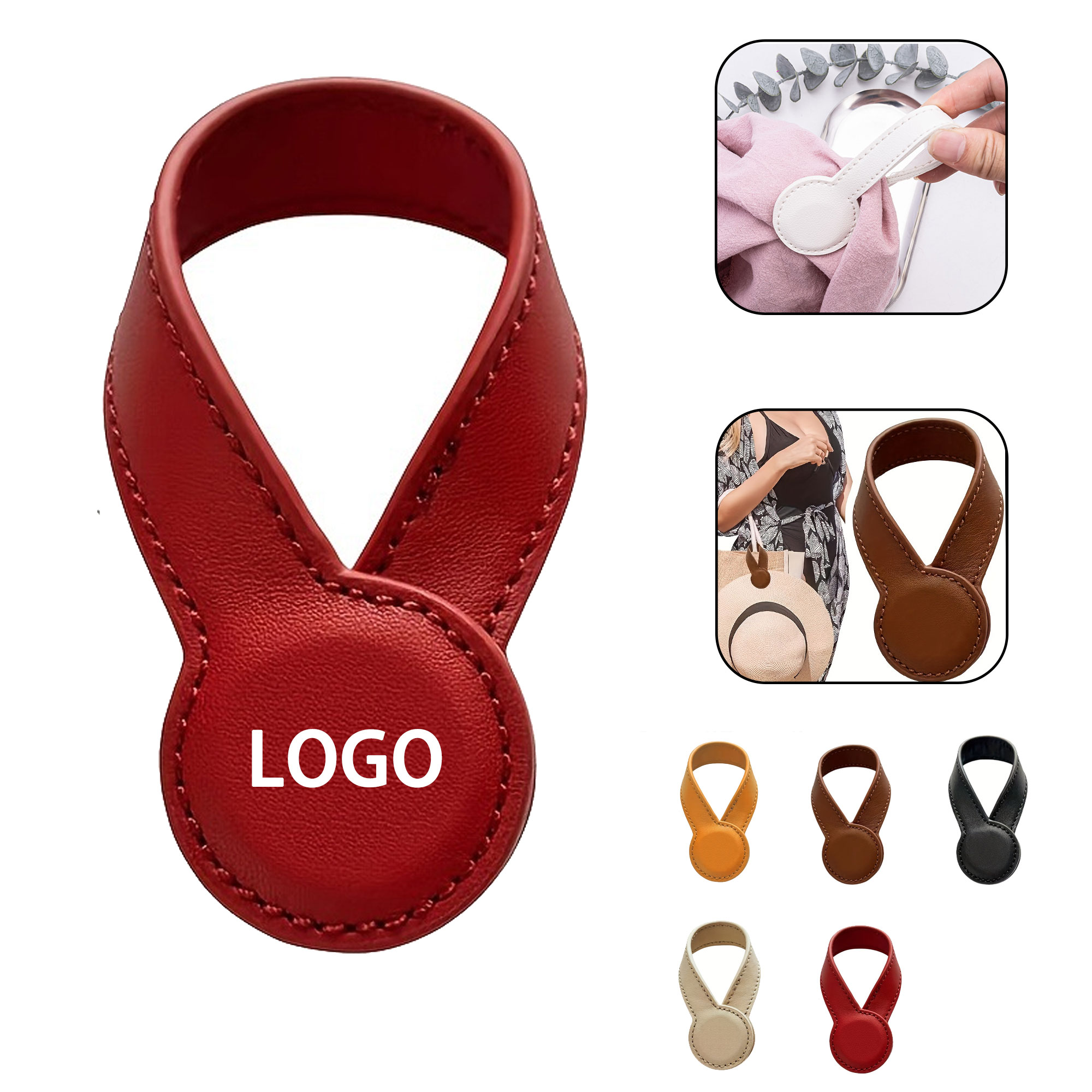 Magnetic PU Travel Cap Clip 5