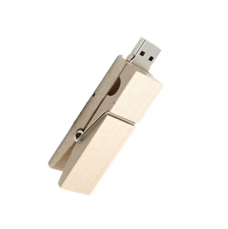 2 GB Clothespin Clip Style USB Flash Drive 3