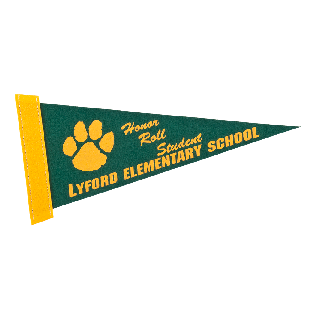5" x 12" Colored Felt Pennant 6