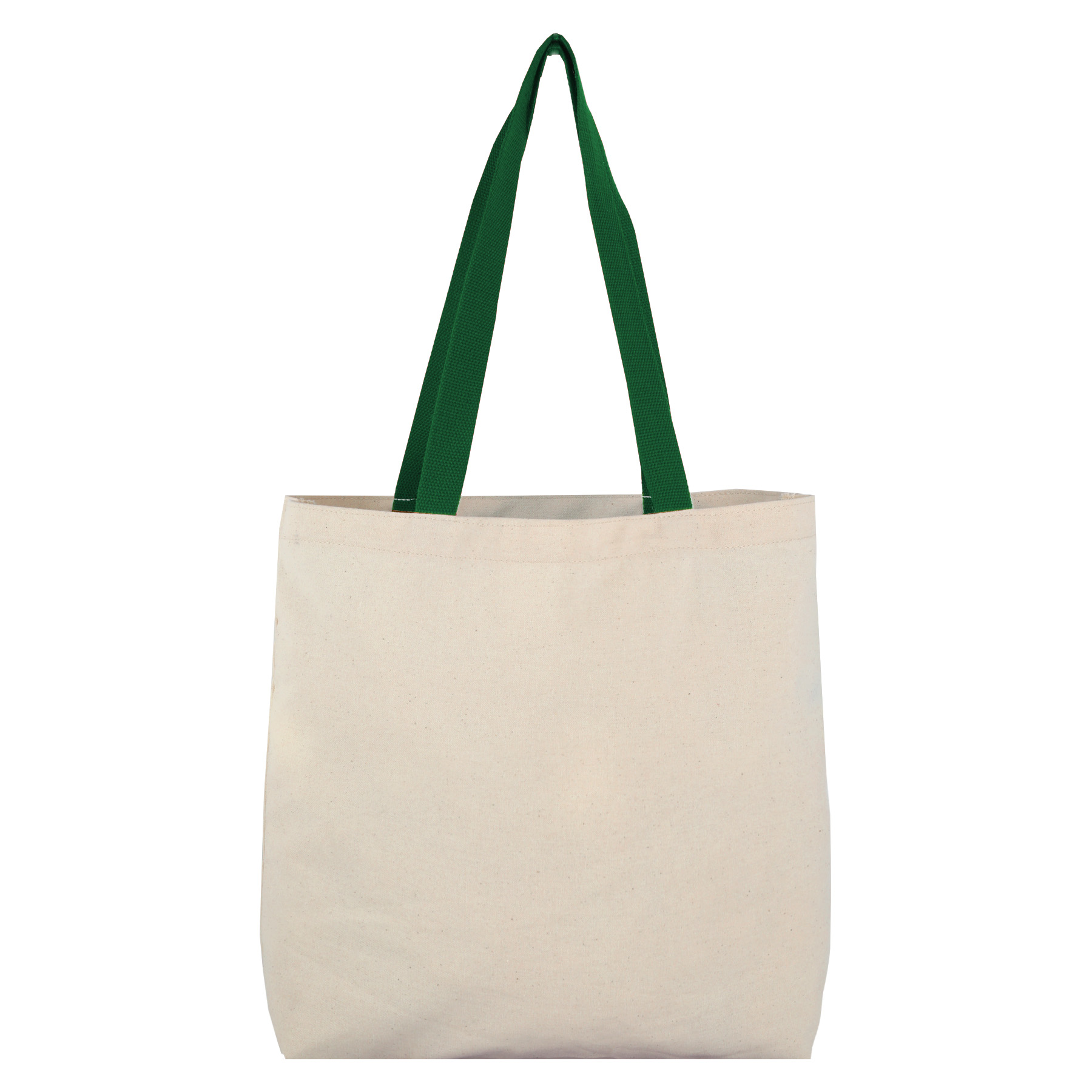 8 Oz Cotton Tote Bag with Contrast Color Web Handles 5