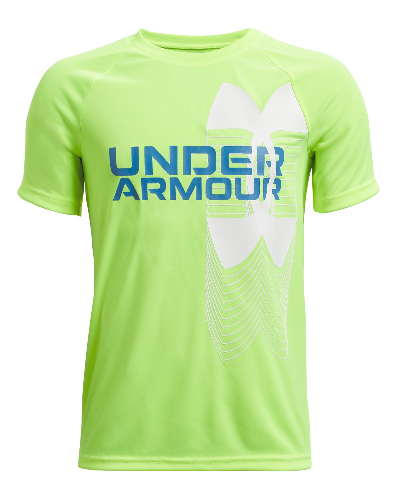 Boys' UA Tech Logo Fade Short Sleeve 4