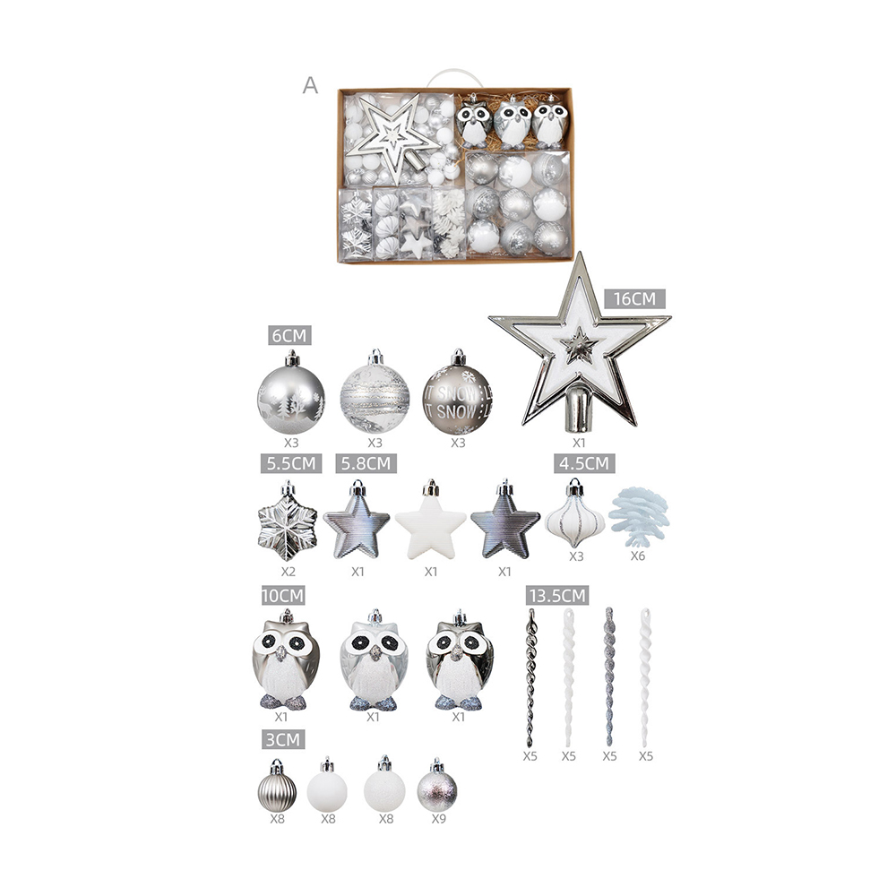 Christmas Tree 80pcs Decoration Set 6