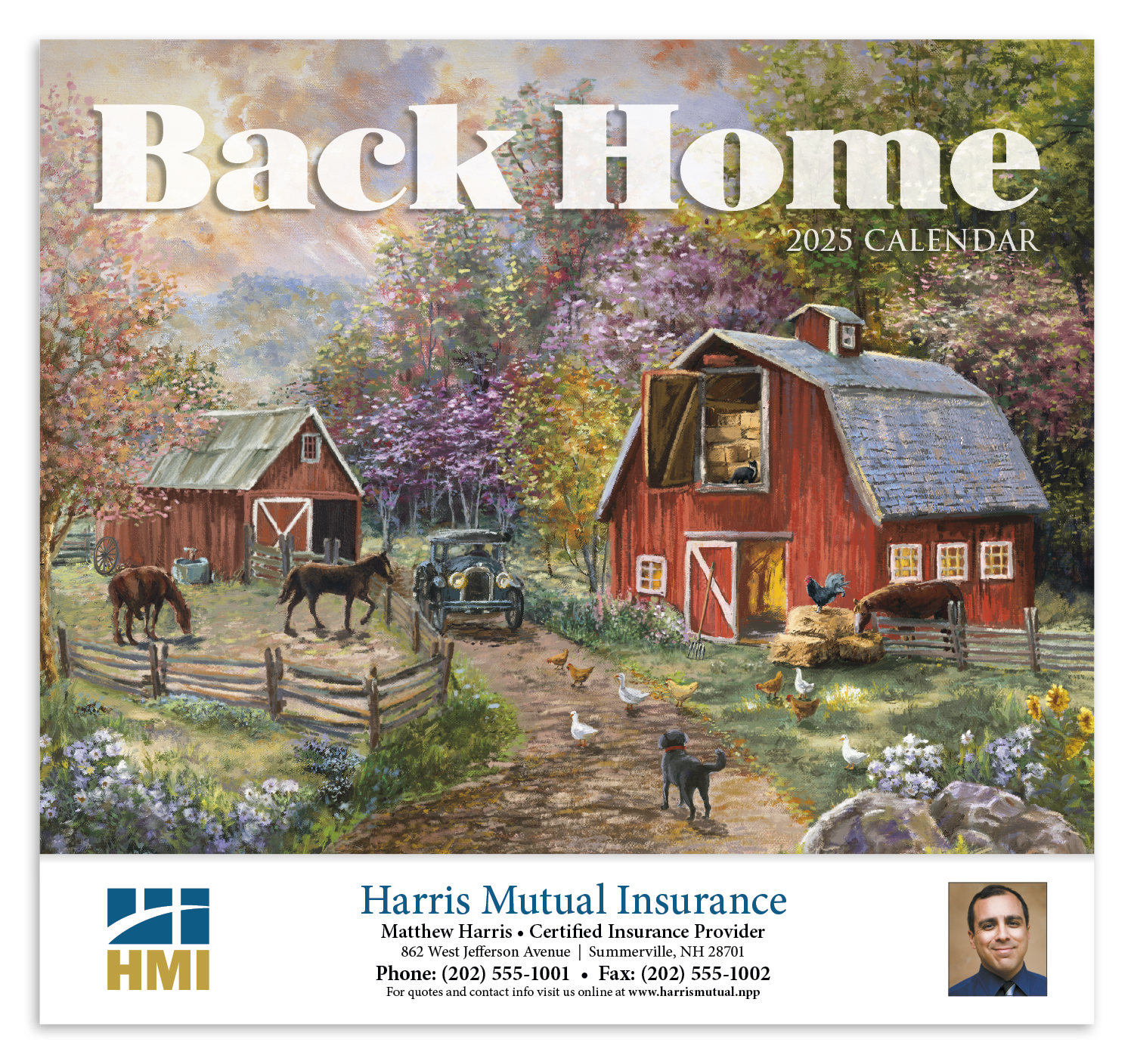 HotLine® Products Back Home Appointment Calendar - Stapled 37